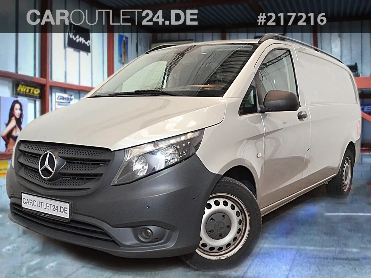Mercedes-Benz Vito 114 CDI Kasten RWD Lang *Klima AHK* Silber - 1