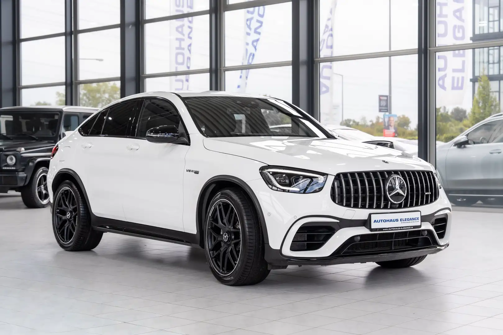 Mercedes-Benz GLC 63 AMG Coupe 4Matic*1.HAND*NIGHT*SPORTSITZE* Weiß - 2