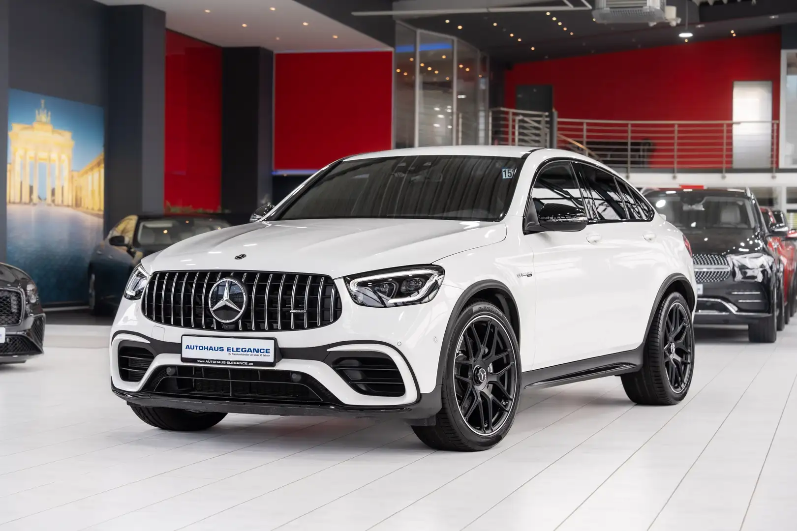 Mercedes-Benz GLC 63 AMG Coupe 4Matic*1.HAND*NIGHT*SPORTSITZE* Weiß - 1