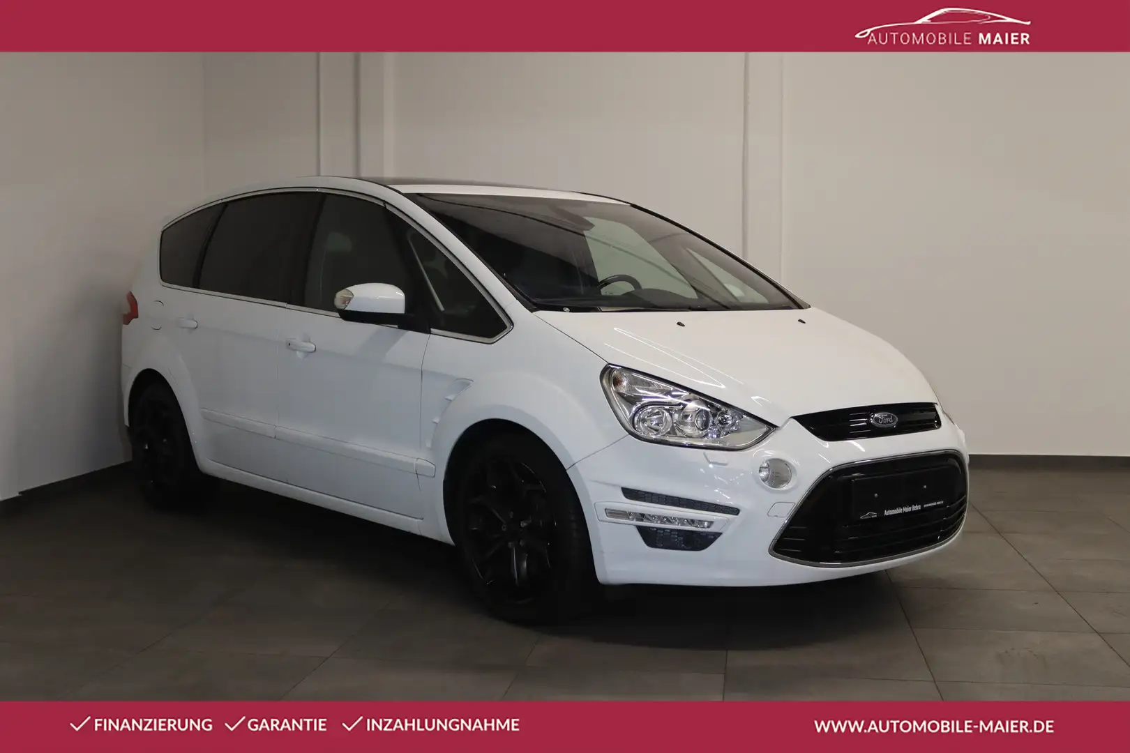 Ford S-Max 2.0 Titanium X Pano-Xenon-Navi-Kamera-SHZ- White - 1