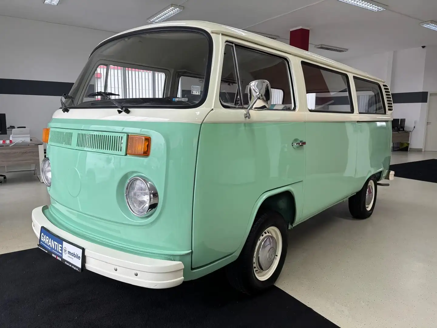 Volkswagen T2 Fensterbus 9 Sitzer H-Zulassung frame off Zöld - 1