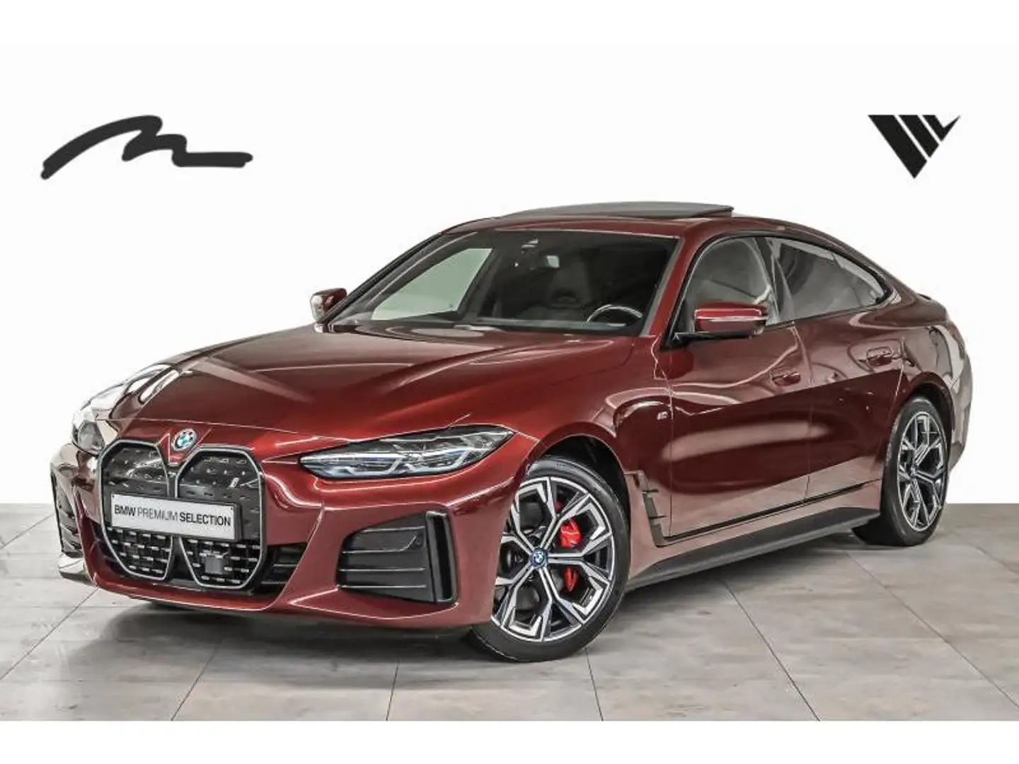 BMW i4 40e GranCoupé - 2ans/jaar garantie Červená - 1