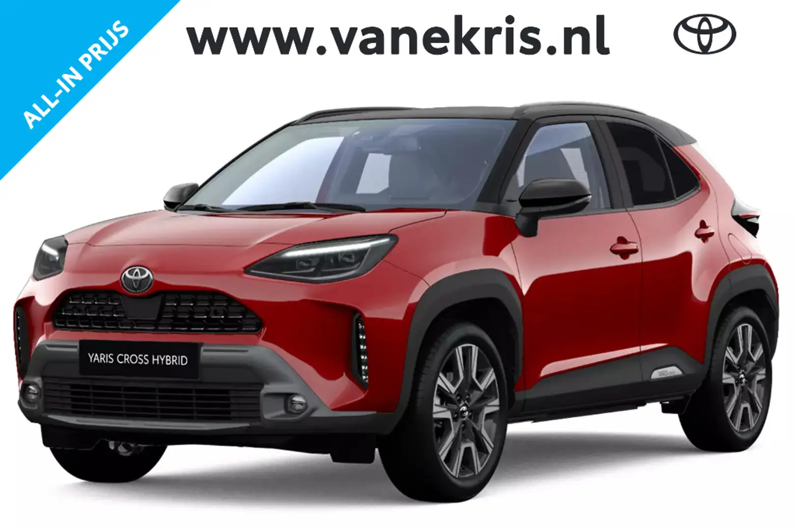 Toyota Yaris Cross 1.5 Hybrid 130 Executive , Premium Pack, Nieuw en Rood - 1