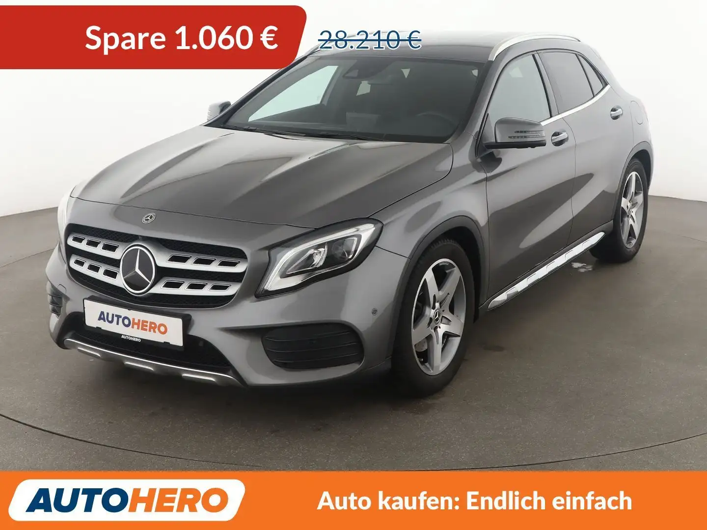 Mercedes-Benz GLA 220 GLA 220 4Matic AMG Line Aut.*NAVI*ACC*360CAM*LED* Grau - 1
