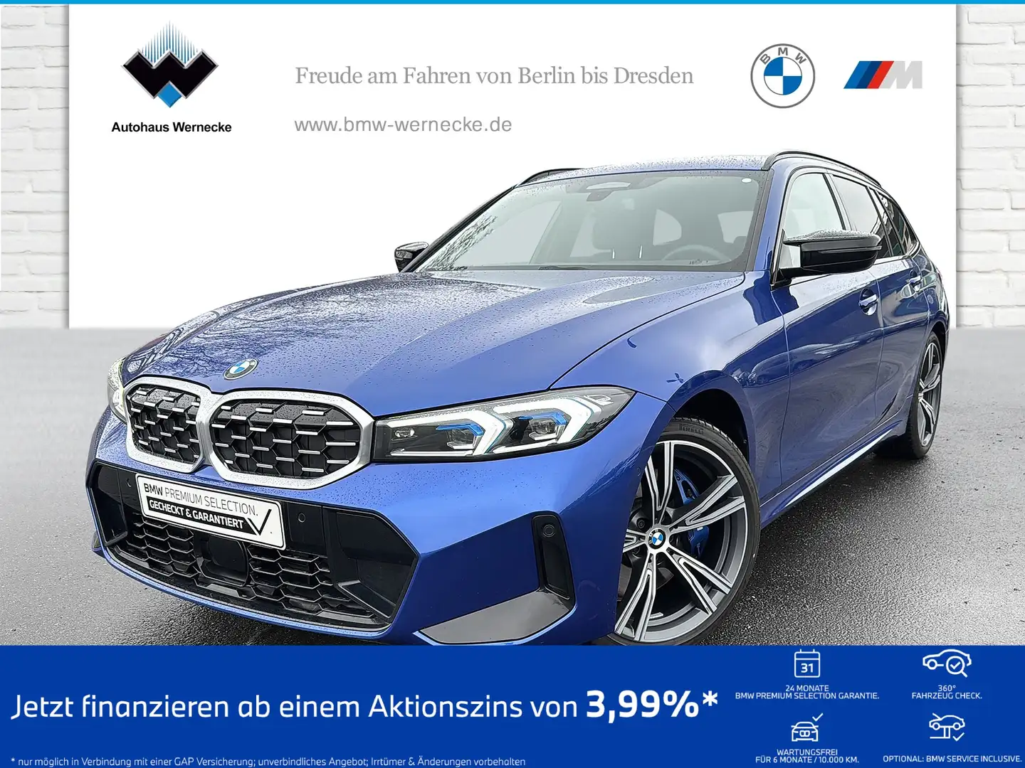 BMW 340 M340i xDrive Touring HiFi DAB LED Standhzg. AHK Blau - 1