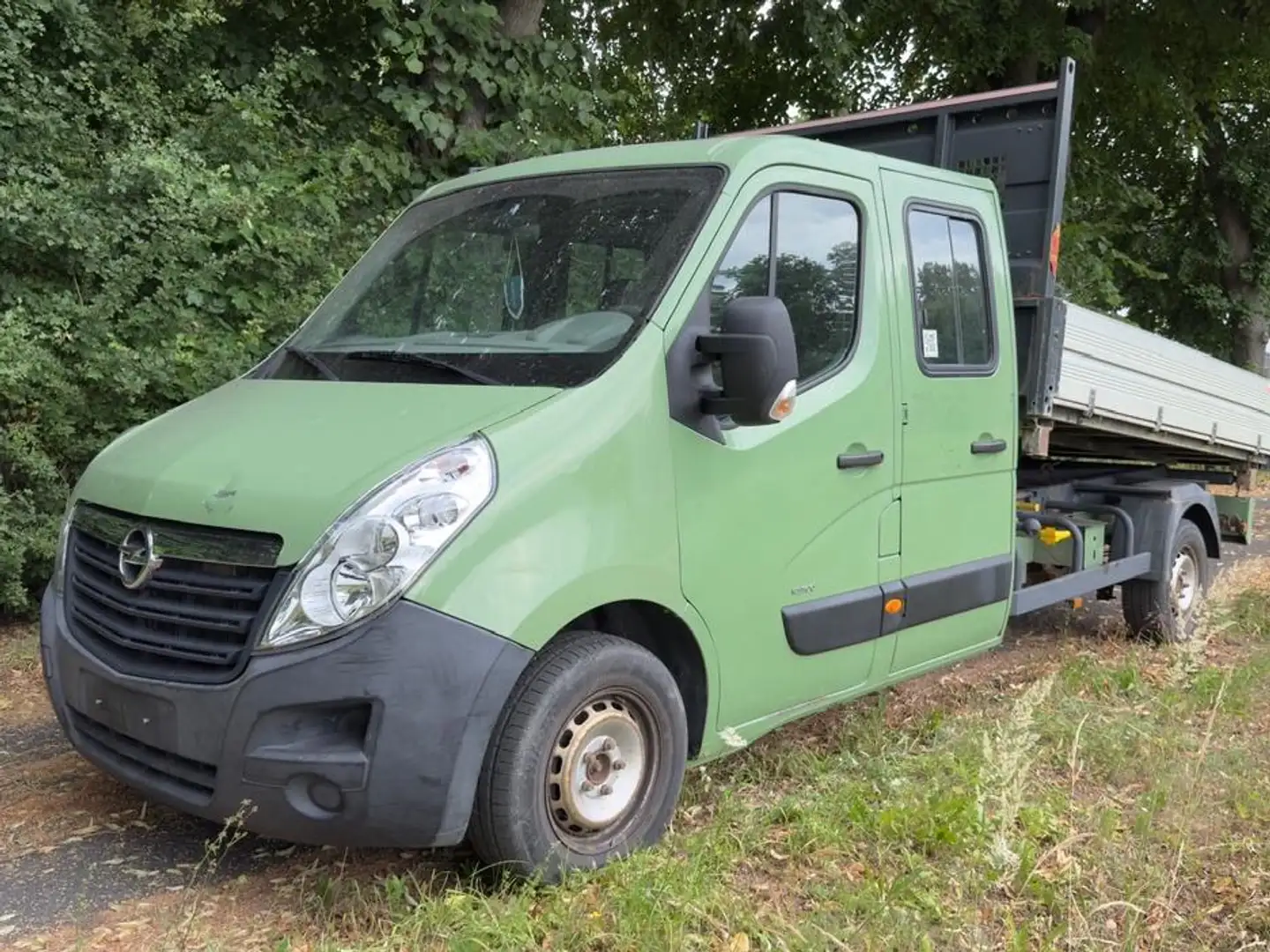 Opel Movano Dreiseitenkipper L3H1 3,5t DoKa Kipper Maxi Grün - 2