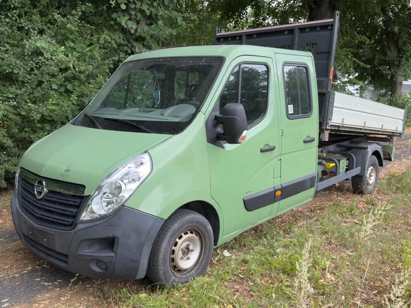 Opel Movano Dreiseitenkipper L3H1 3,5t DoKa Kipper Maxi Grün - 1