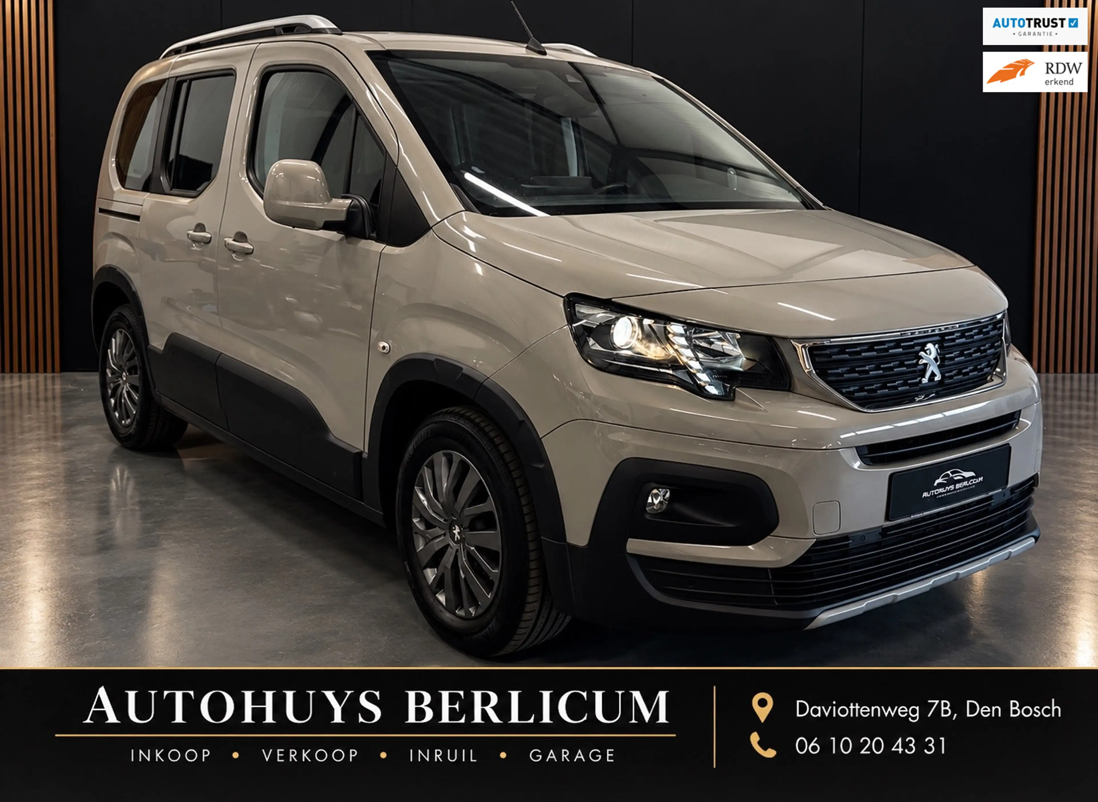 Peugeot Rifter 1.2 Puretech Allure Carplay Trekhaak Cruise Navi C