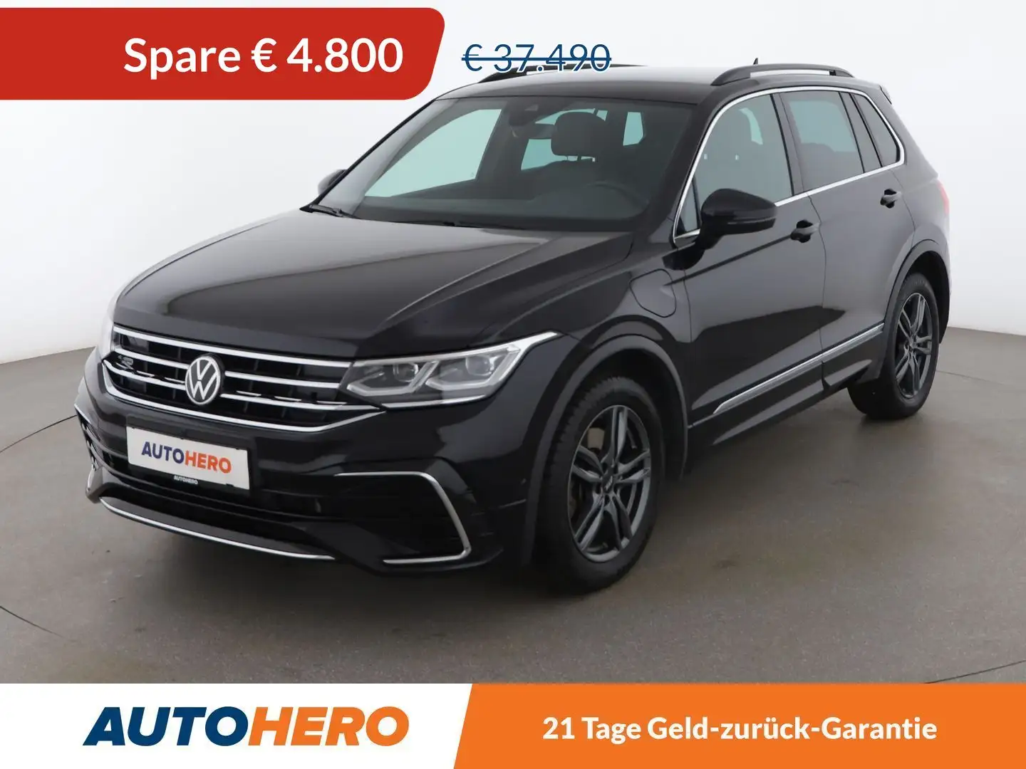 Volkswagen Tiguan 1.4 eHybrid R-Line *LED*ACC*AHK*SPUR*360°* Schwarz - 1