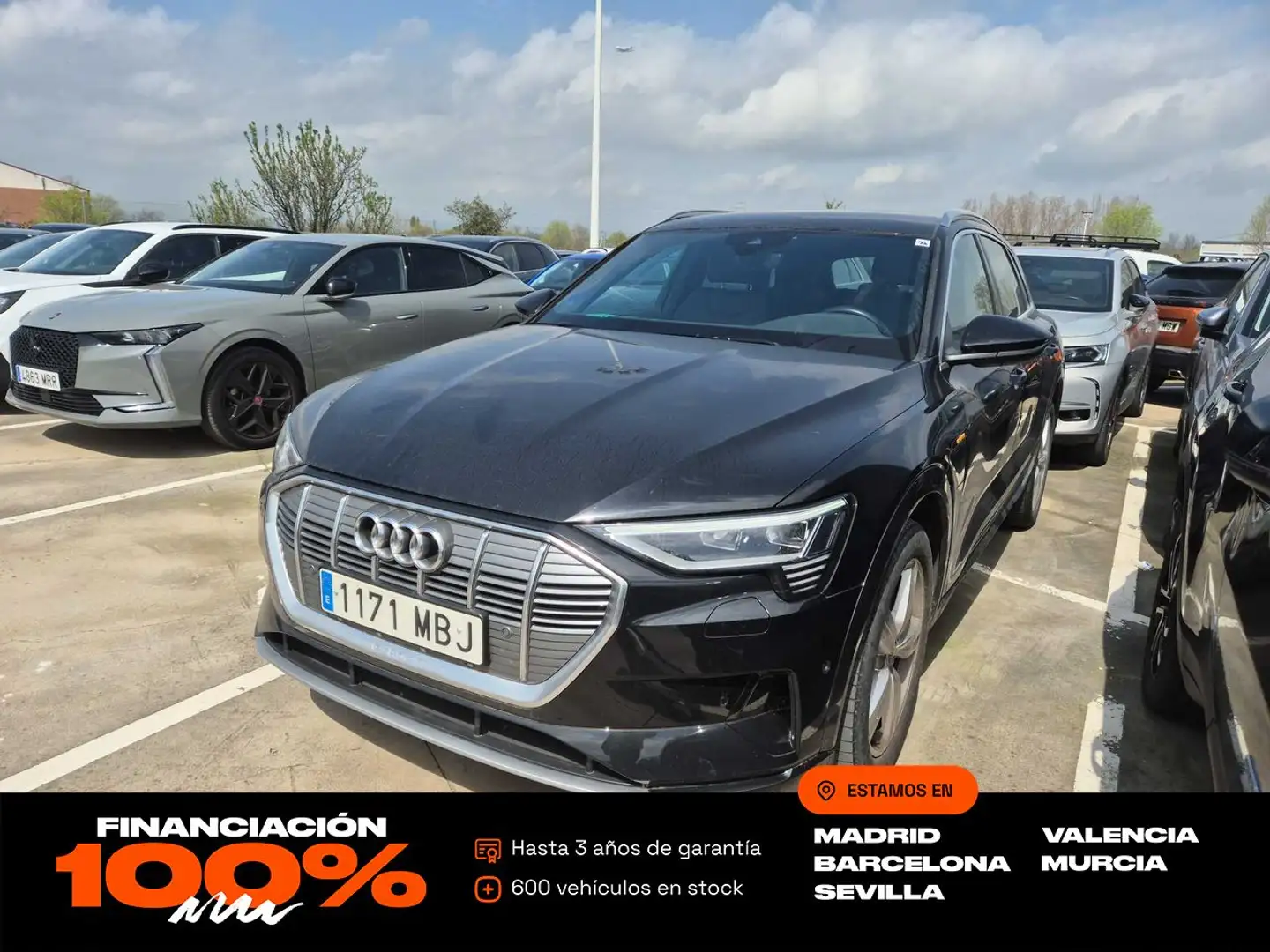 Audi e-tron 55 quattro Advanced Zwart - 1