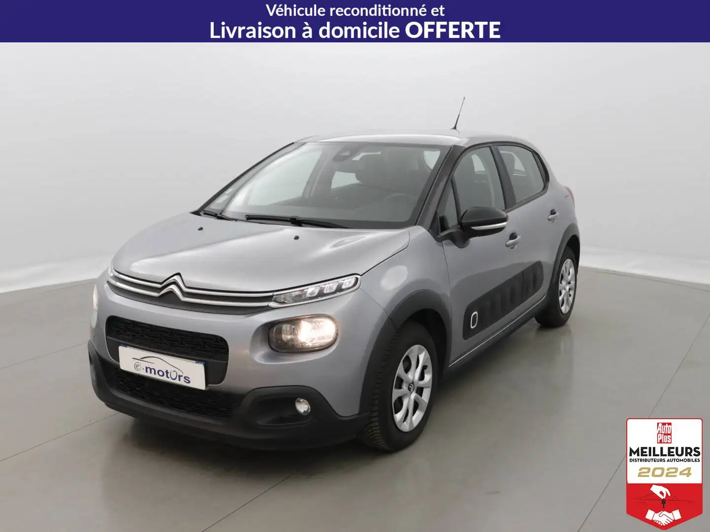 Citroen C3 PureTech 82 Feel Gris - 1
