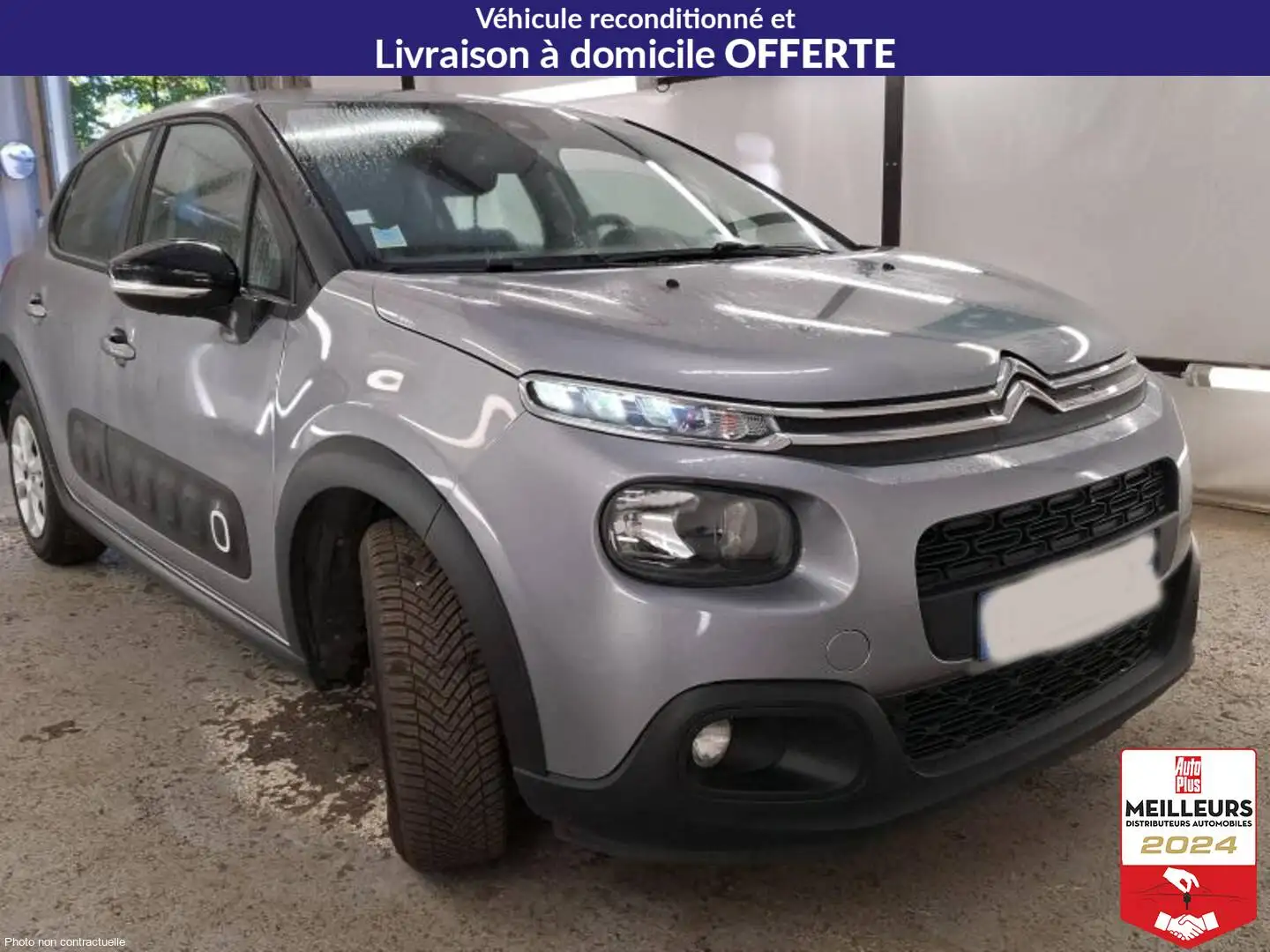 Citroen C3 PureTech 82 Feel Gris - 2