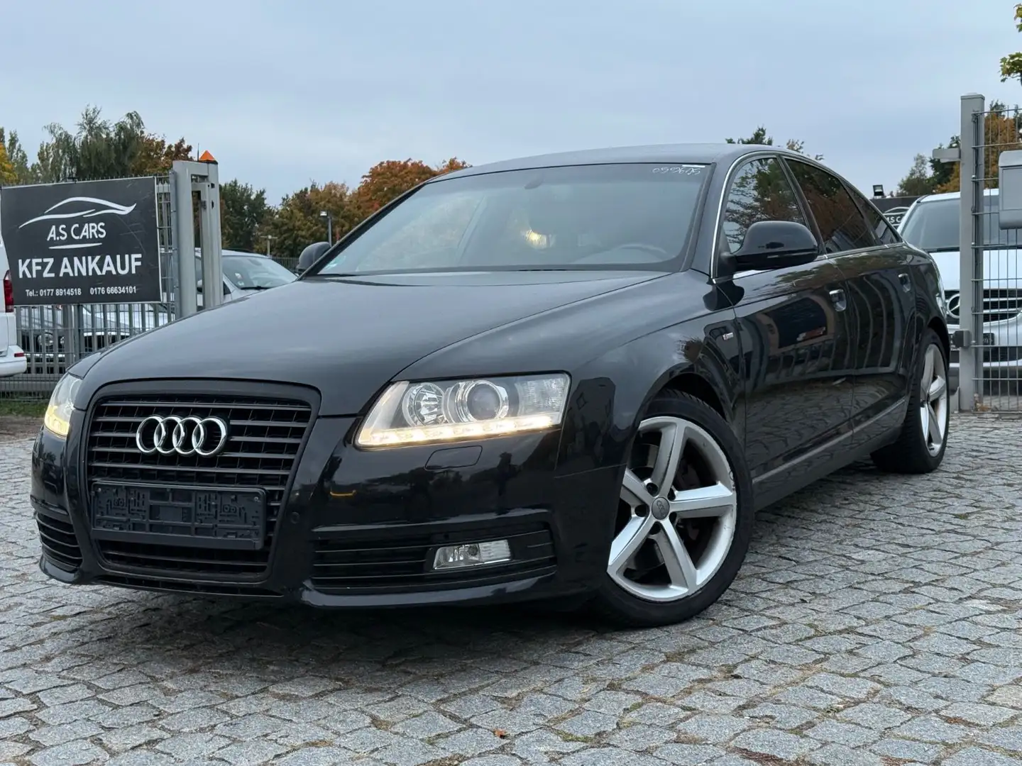 Audi A6 Lim. 2.8 FSI Sline*Alu*Klima*Navi*PDC Noir - 1