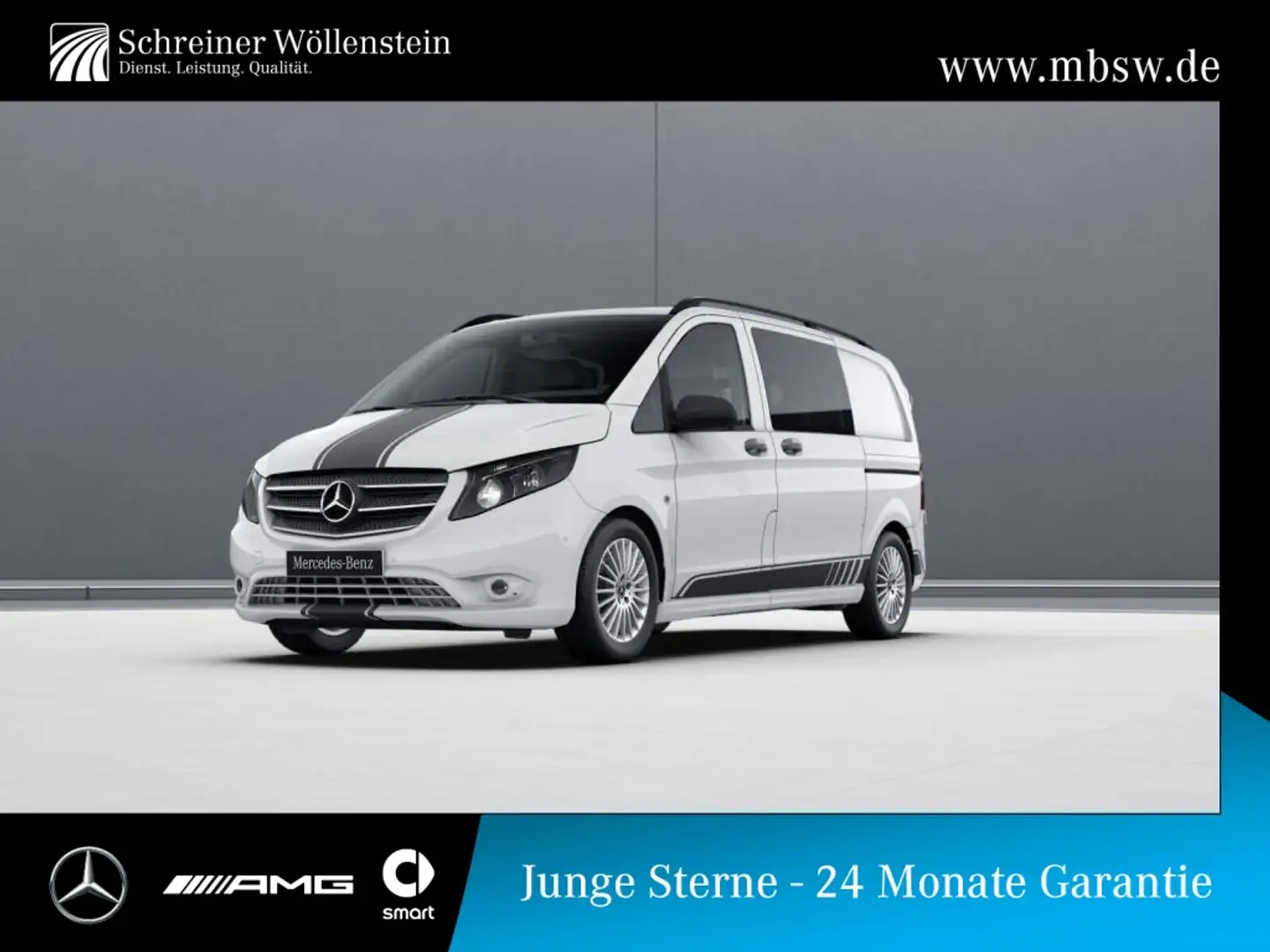 Mercedes-Benz Vito 119 Mixto Sport K Navi*Kamera*PDC*STHZ*AHK* Blanc - 1