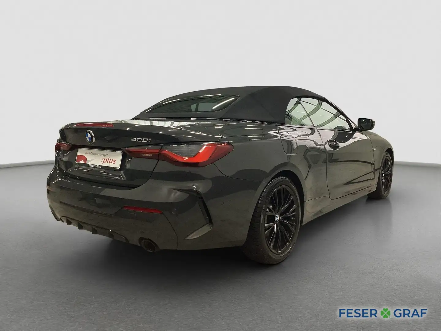 BMW 420 i Cabrio M Sport Laser 360° ACC HiFi Navi Grau - 2