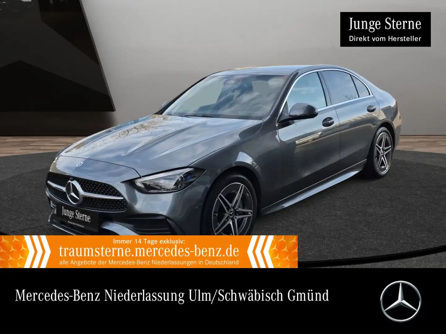 Mercedes-Benz C 300 AMG+360+TOTW+KEYLESS+9G Grau - 1