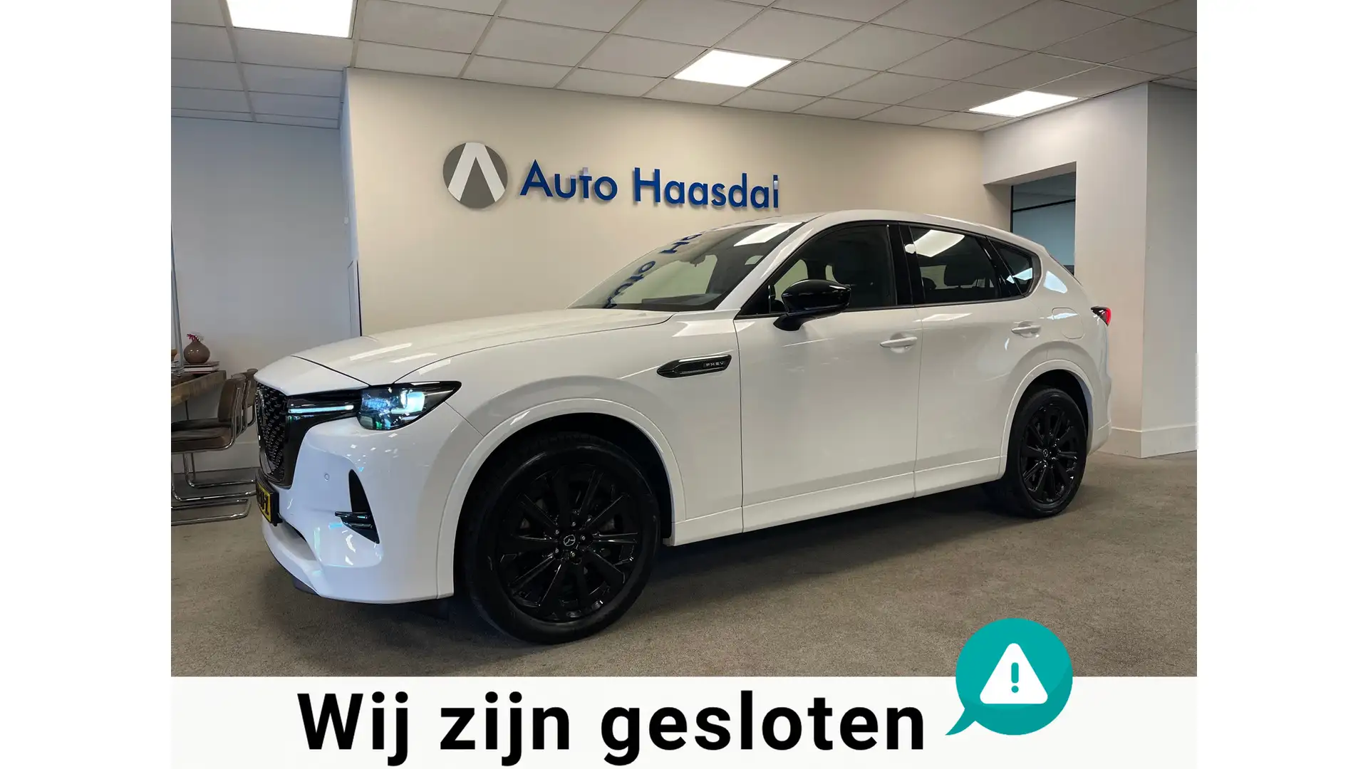 Mazda CX-60 2.5 e-SkyActiv PHEV Homura|1E EIGENAAR|TOPSTAAT! Wit - 1