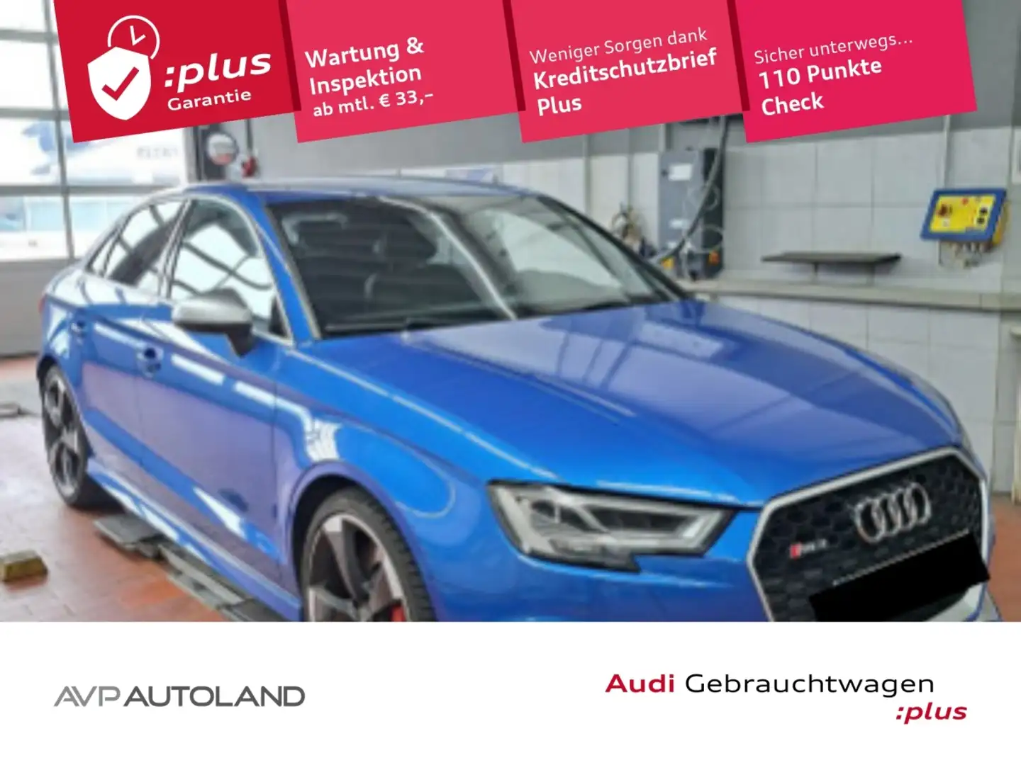 Audi RS3 Limousine 2.5 TFSI quattro S tronic | NAVI | Azul - 1