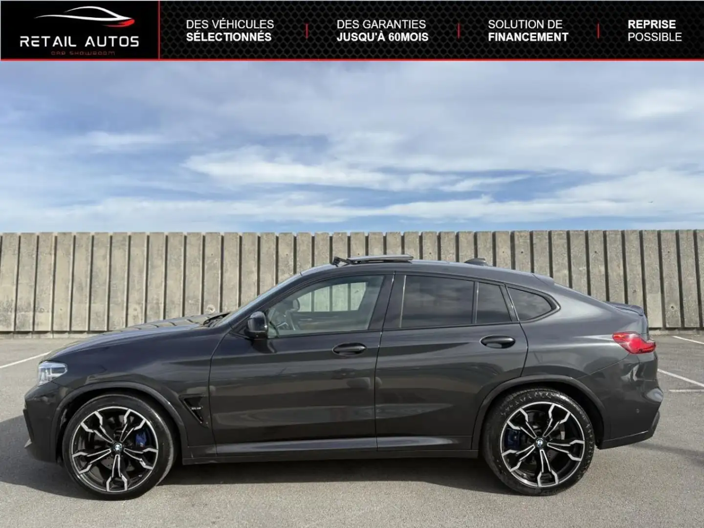 BMW X4 M 3.0 510ch Compétition BVA8 Grau - 2