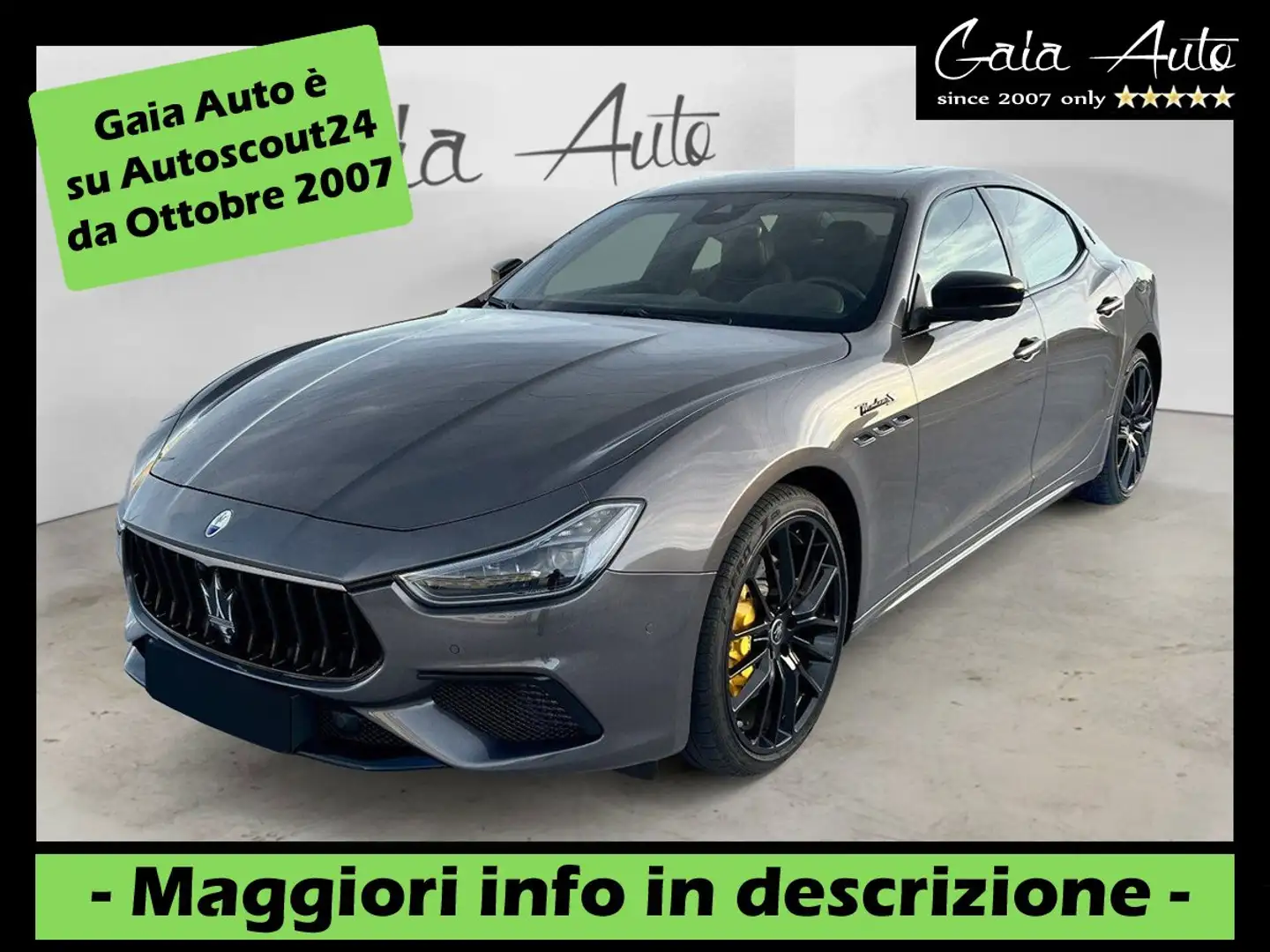 Maserati Ghibli 3.0 V6 Modena S 430cv rwd auto Gris - 1