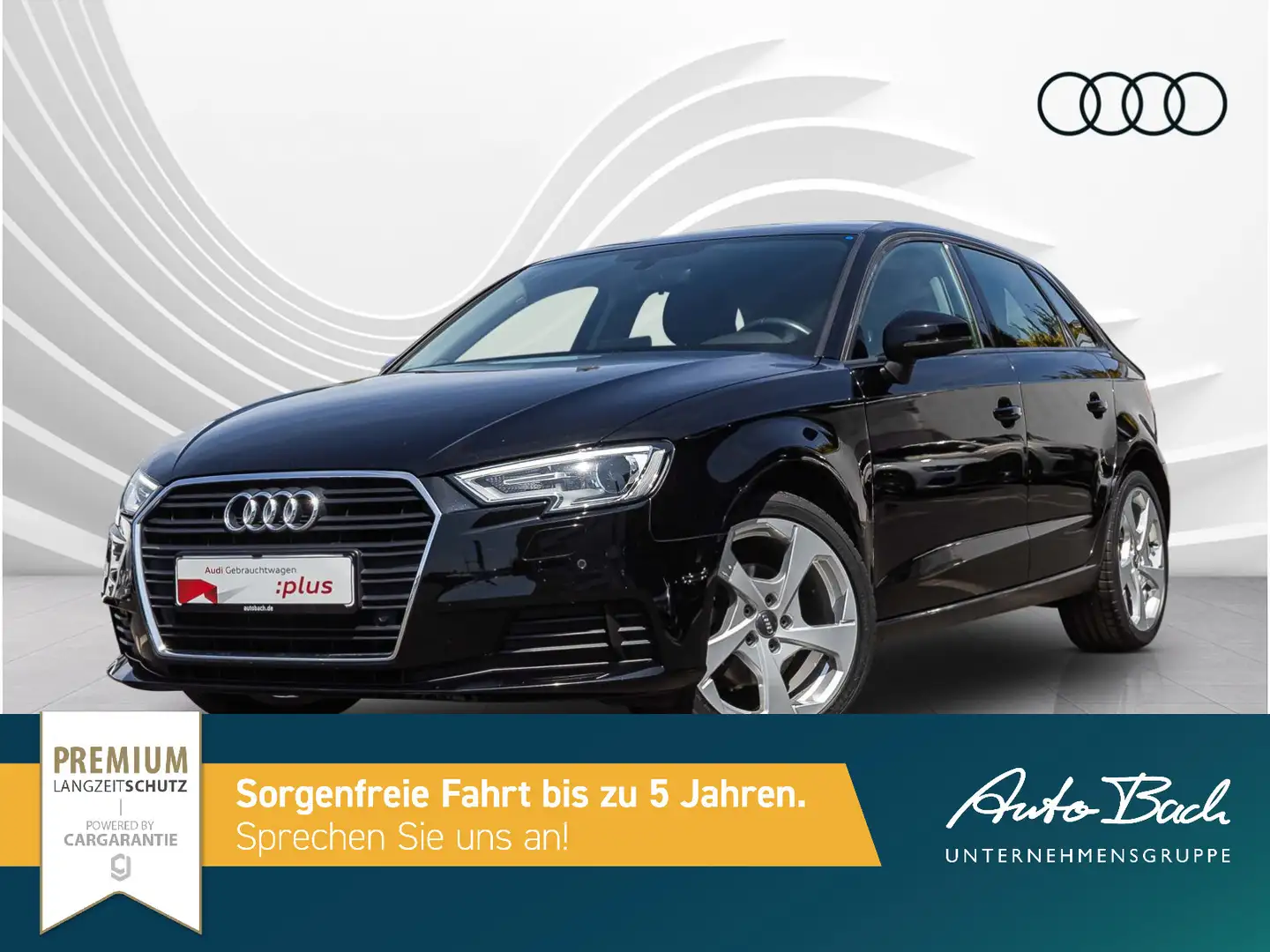 Audi A3 1.5 TFSI Navi EPH Plus 18' Sitzhzg Negro - 2