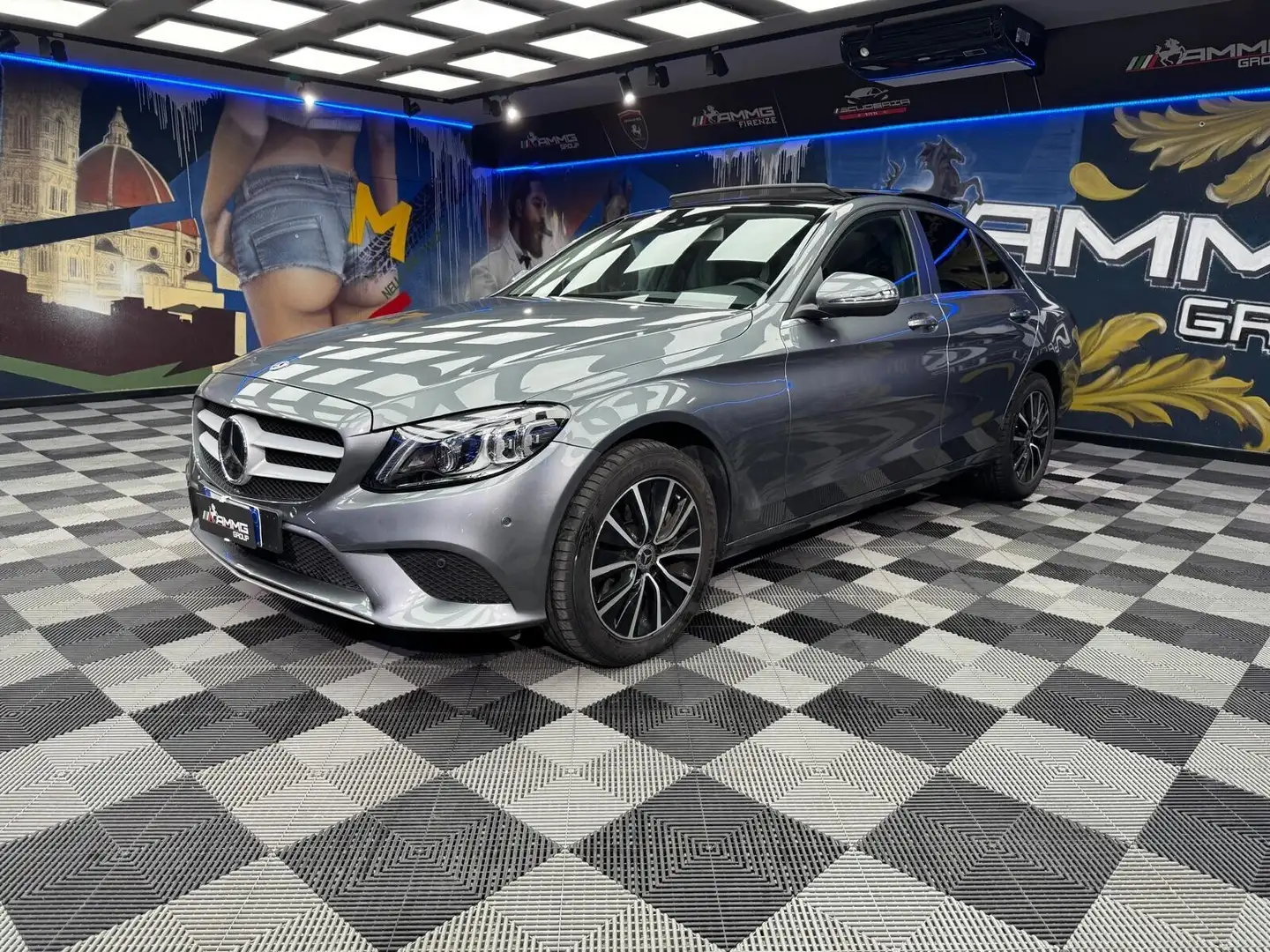 Mercedes-Benz C 220 C 220 d 4Matic Auto Sport Gris - 1