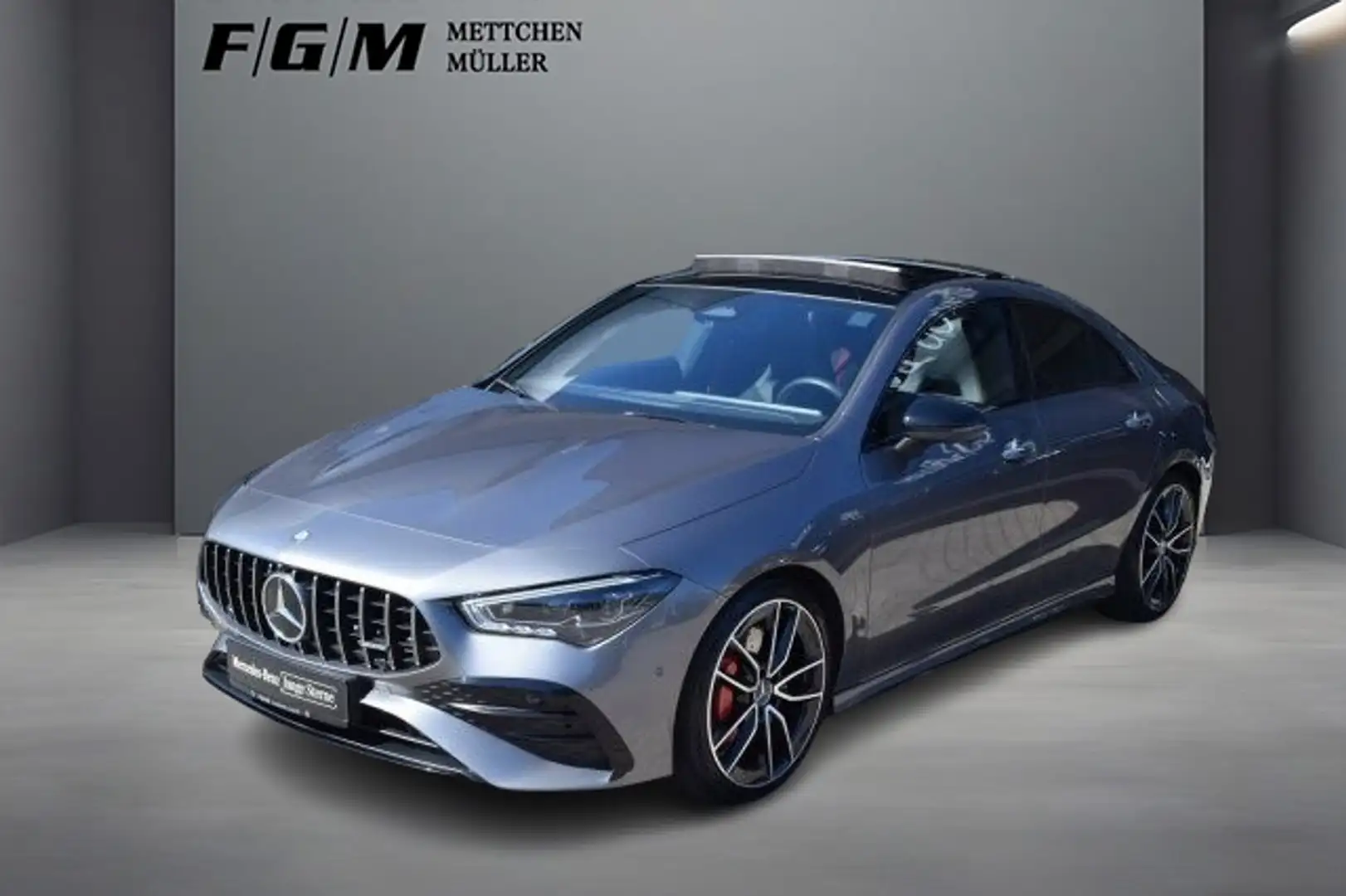 Mercedes-Benz CLA 35 AMG 4Matic +Wide+MBUX+Pano+MBeam+Navi+Cam Gris - 1