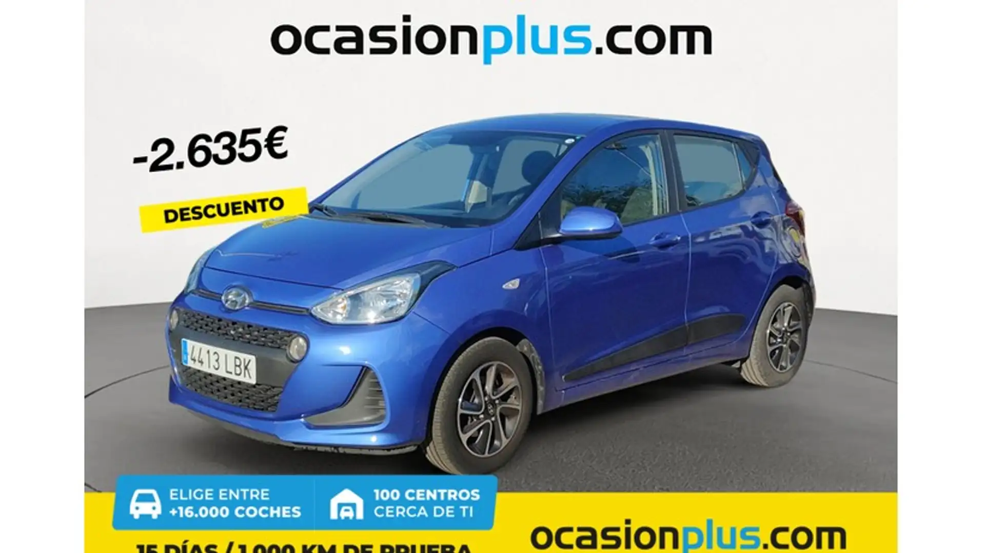 Hyundai i10 1.2 MPI Tecno Edition Bleu - 1