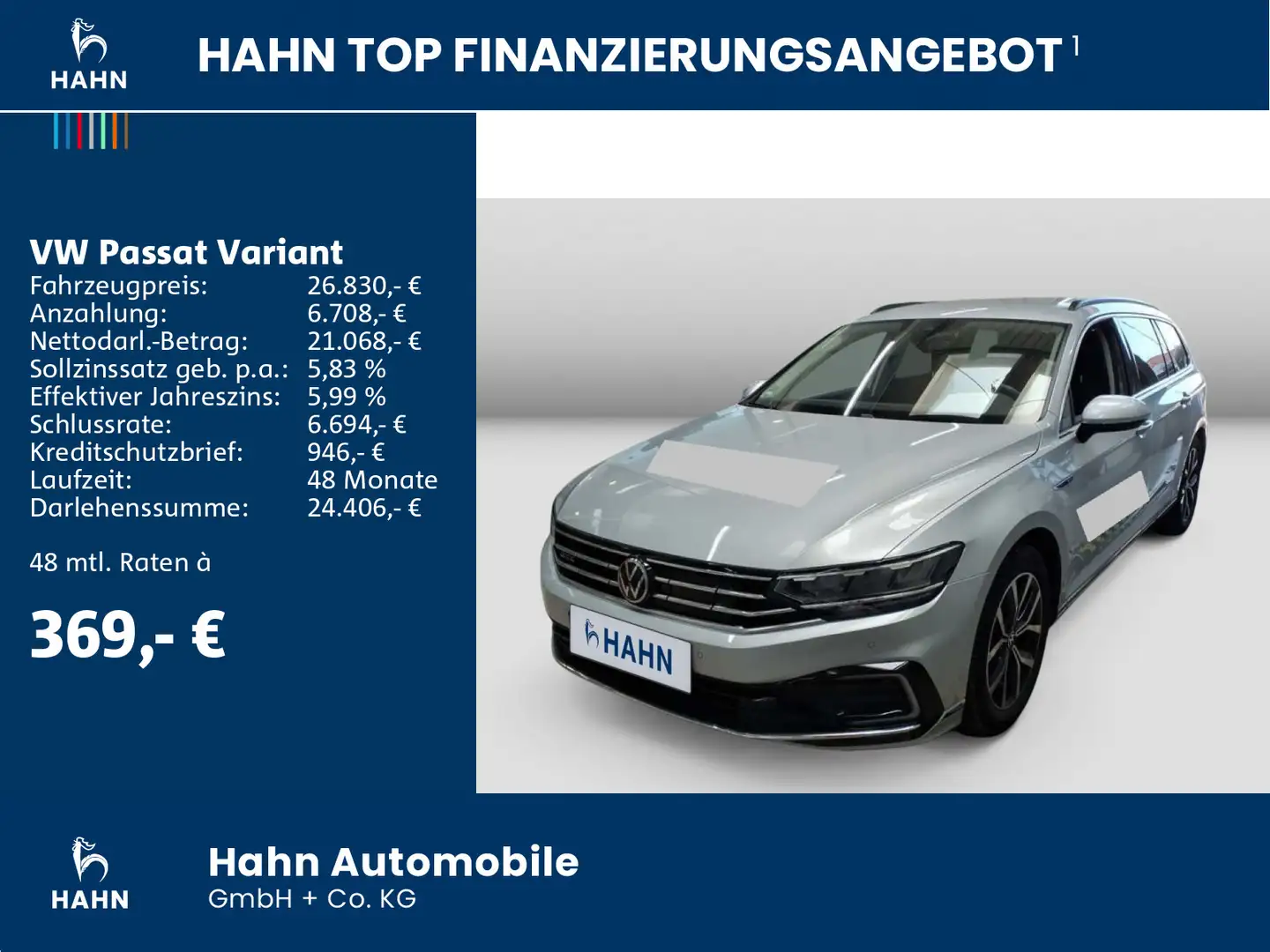 Volkswagen Passat Variant GTE 1.4eTSI DSG Cam Navi ACC LED Silber - 2