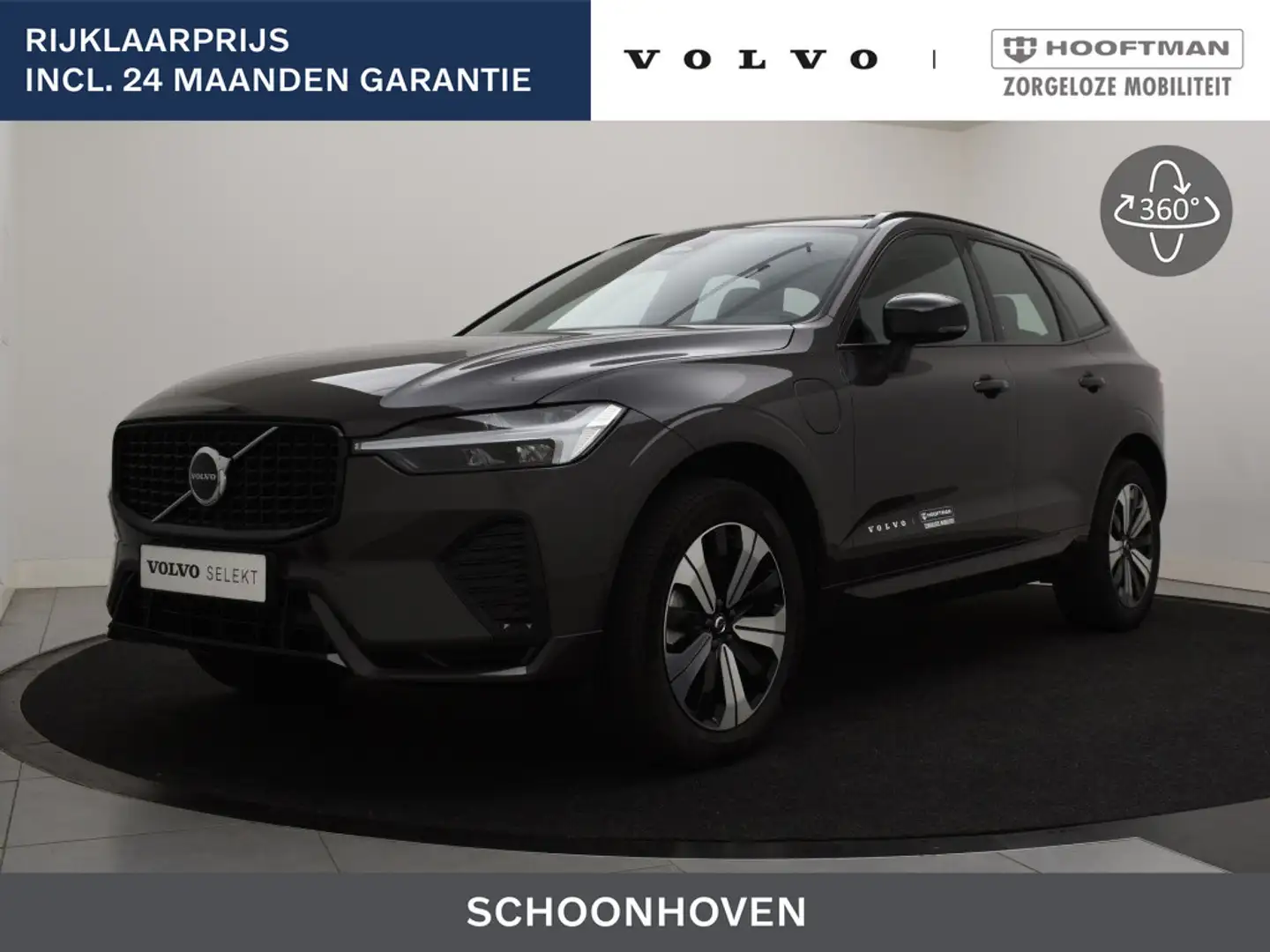 Volvo XC60 T6 PLUG-IN HYBRID PLUS DARK SCHUIFDAK HARMAN KARDO Grijs - 1