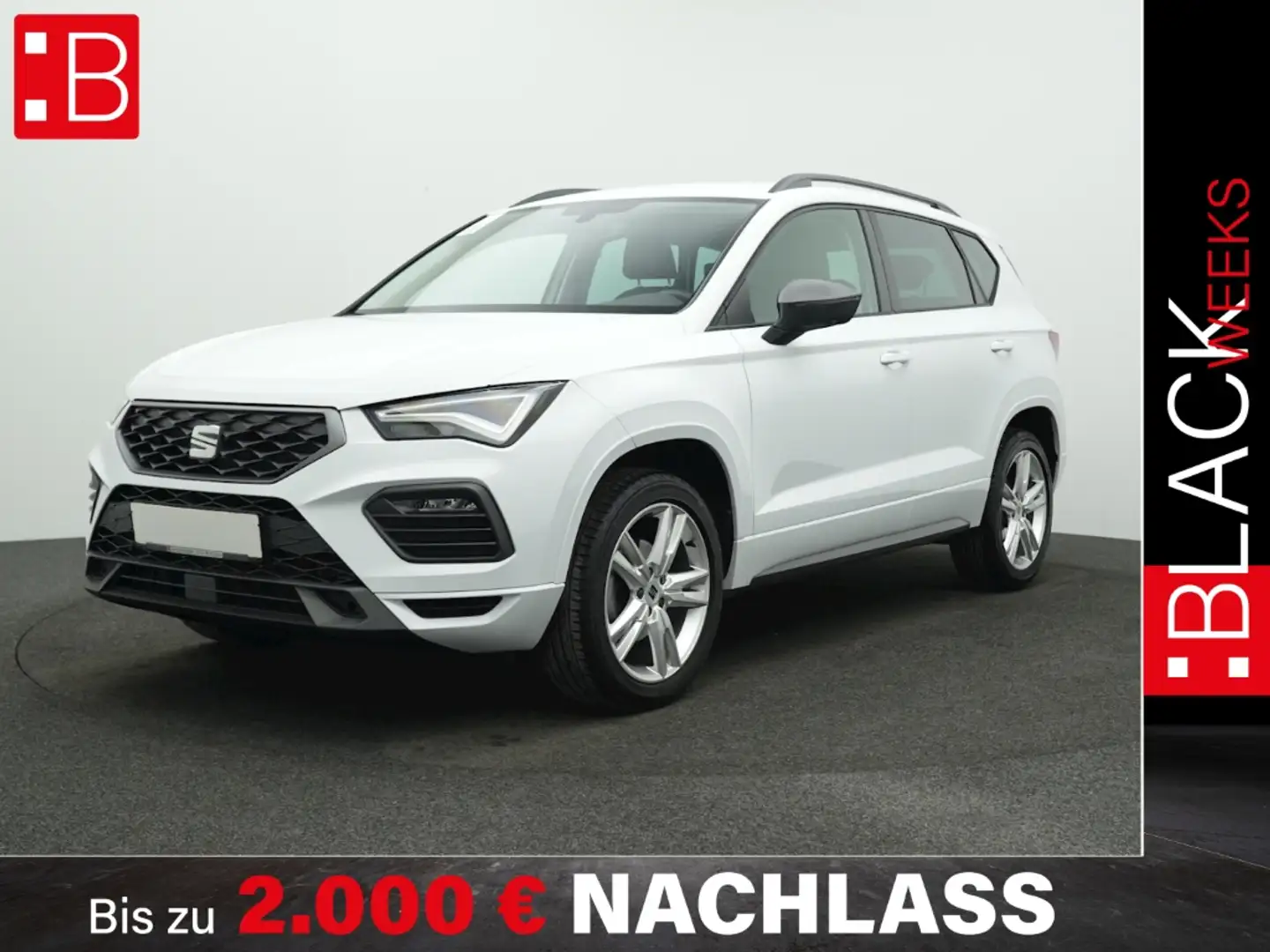 SEAT Ateca 1.5 TSI DSG FR KAMERA ALU18 LED GRA PDC Weiß - 1