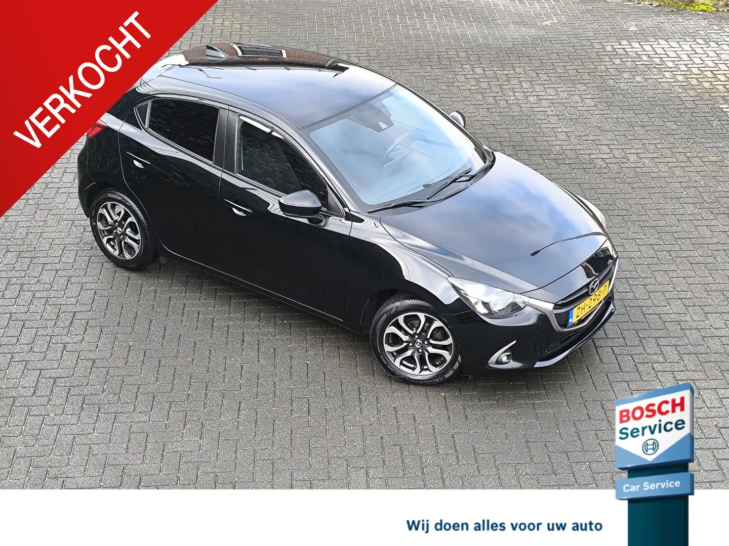 Mazda 2 1.5 Skyactiv-G Sport Selected Camera, DAB, Navi, Zwart - 1