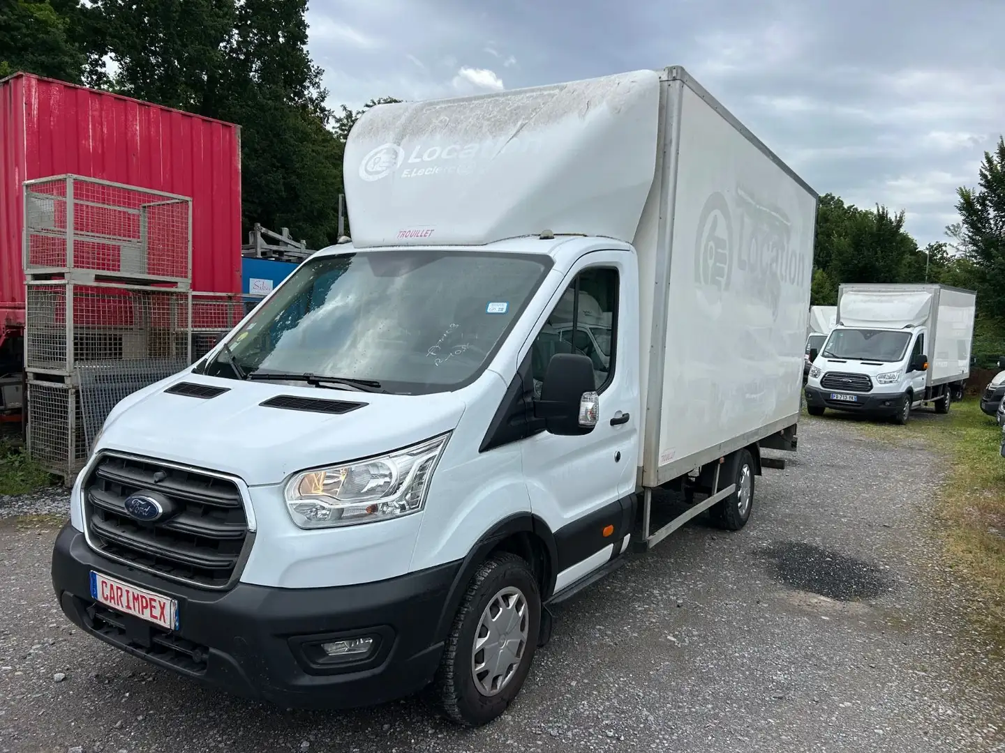 Ford Transit Koffer+LBW*L4*170PS*Klima*Navi*Tempomat* Blanc - 1