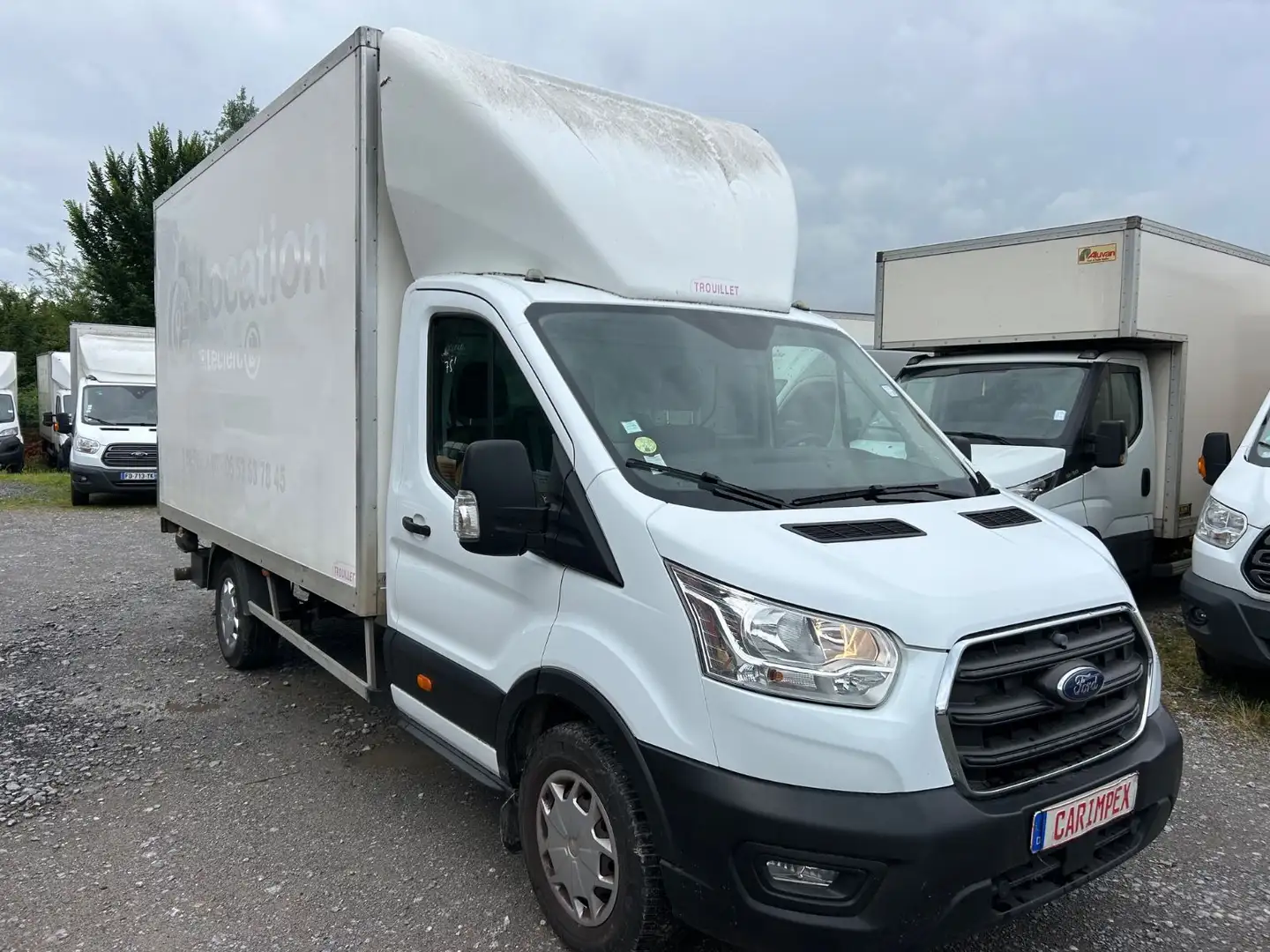 Ford Transit Koffer+LBW*L4*170PS*Klima*Navi*Tempomat* Blanc - 2