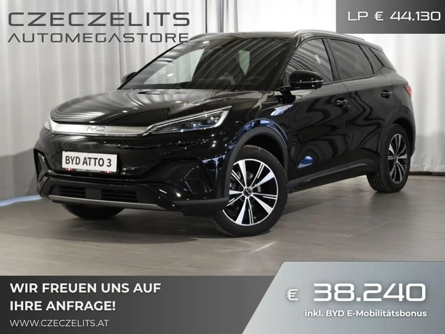 BYD Atto 3 Atto3 60,5 kWh Design *in Kürze Verfügbar* Schwarz - 1