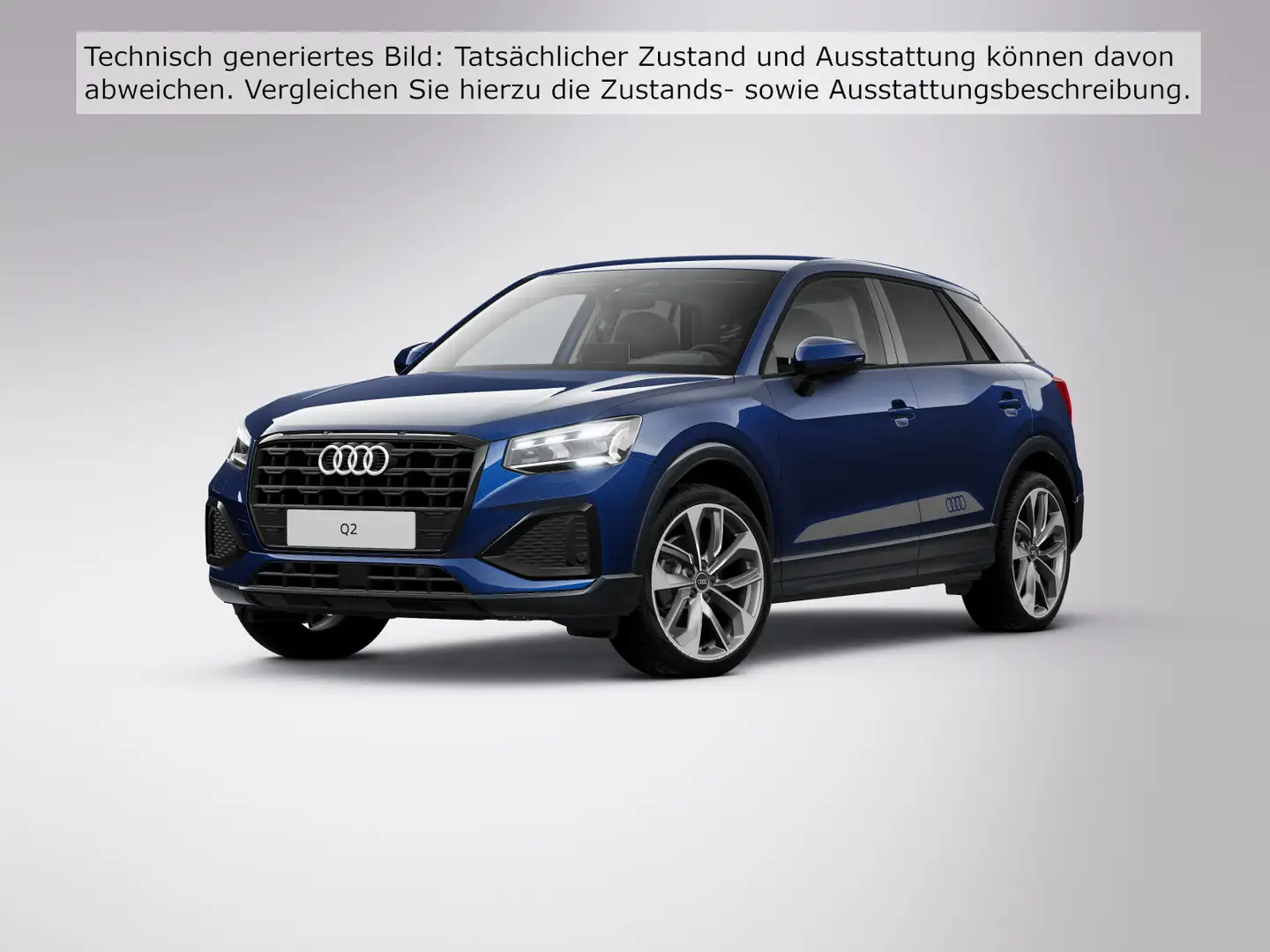 Audi Q2 Advanced 35 TFSI S tr. Blauw - 2