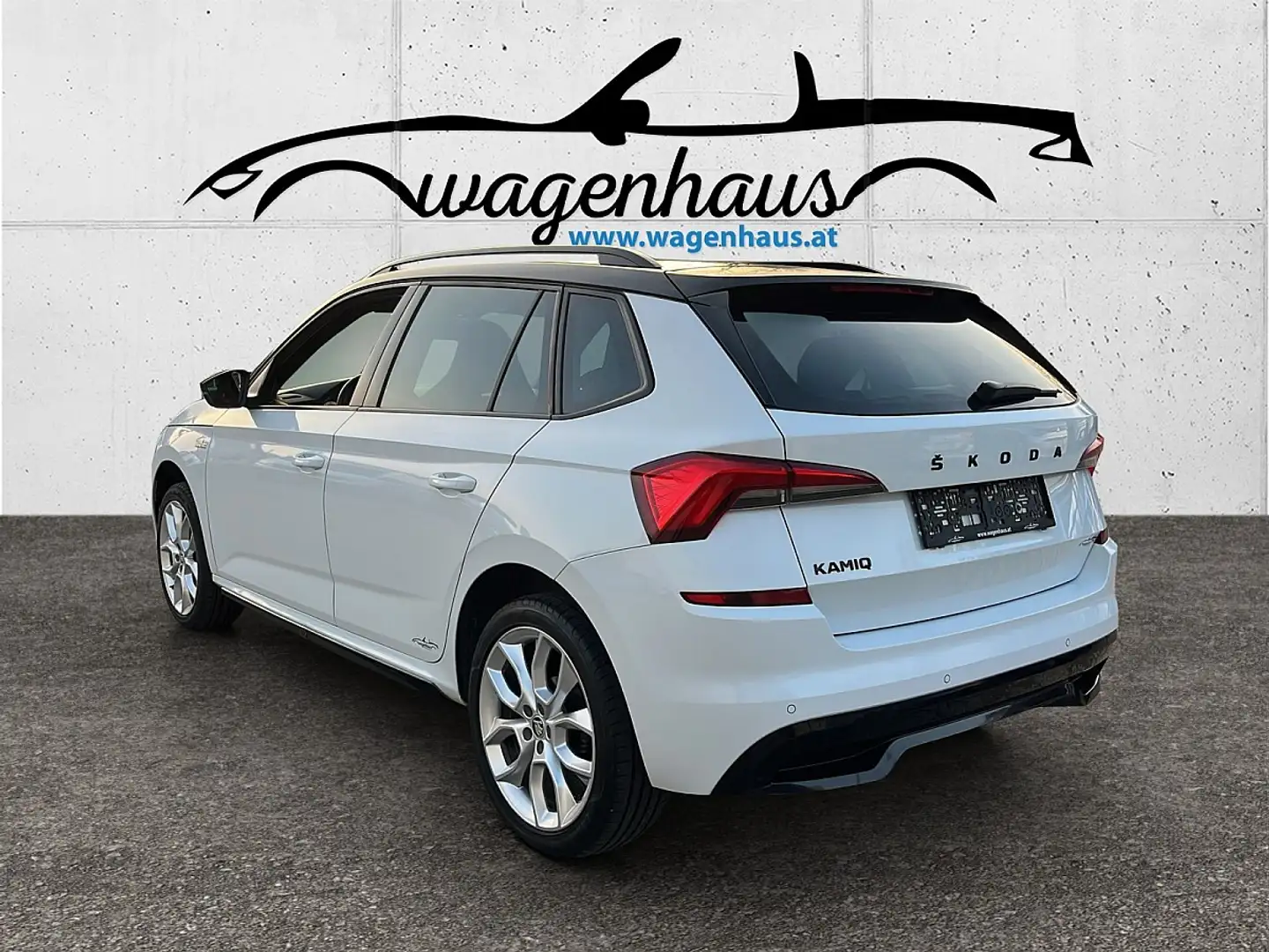 Skoda Kamiq 1,0 TSI Monte Carlo, AHV, LED, Panoramadach, Ka... Weiß - 2
