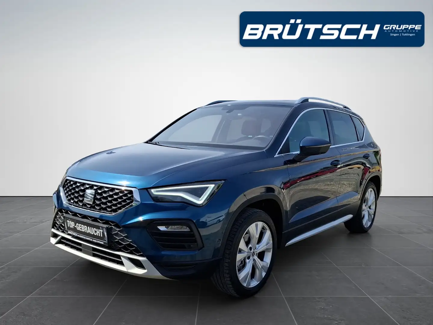 SEAT Ateca 1.5 TSI ACT Xperience KLIMA / AHK / NAVI / PANORAM Blau - 1