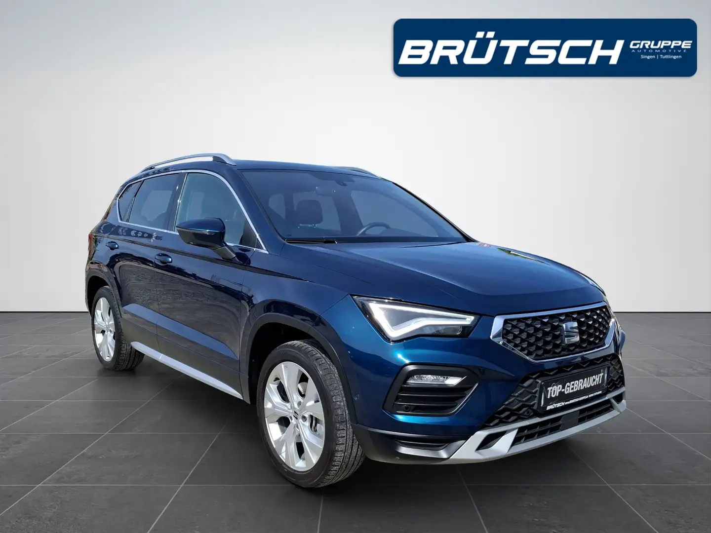 SEAT Ateca 1.5 TSI ACT Xperience KLIMA / AHK / NAVI / PANORAM Blau - 2