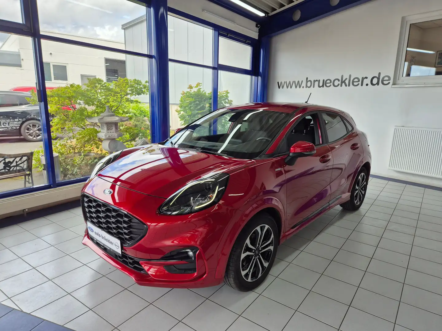 Ford Puma 1.0 EcoBoost Hybrid ST-LINE - LED - DAB - Navi - Rouge - 1