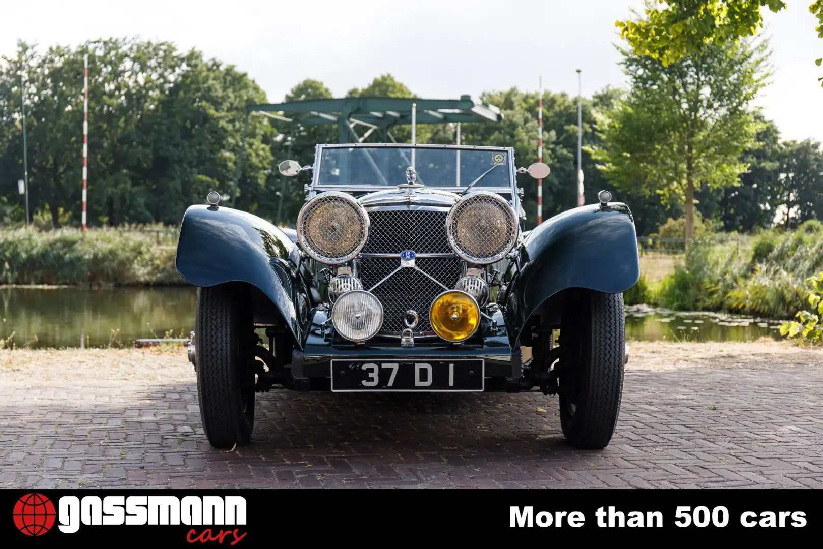 Jaguar SS100 2.5 L ,Standard Swallow - RHD Zielony - 2