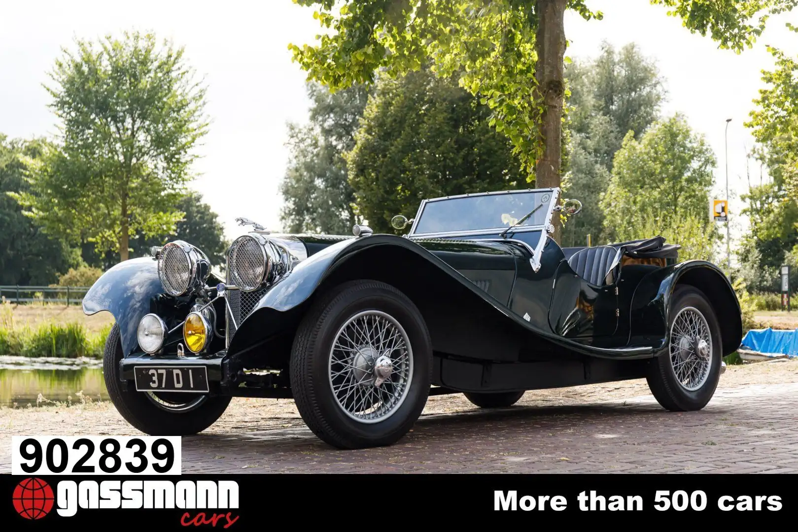Jaguar SS100 2.5 L ,Standard Swallow - RHD Zielony - 1