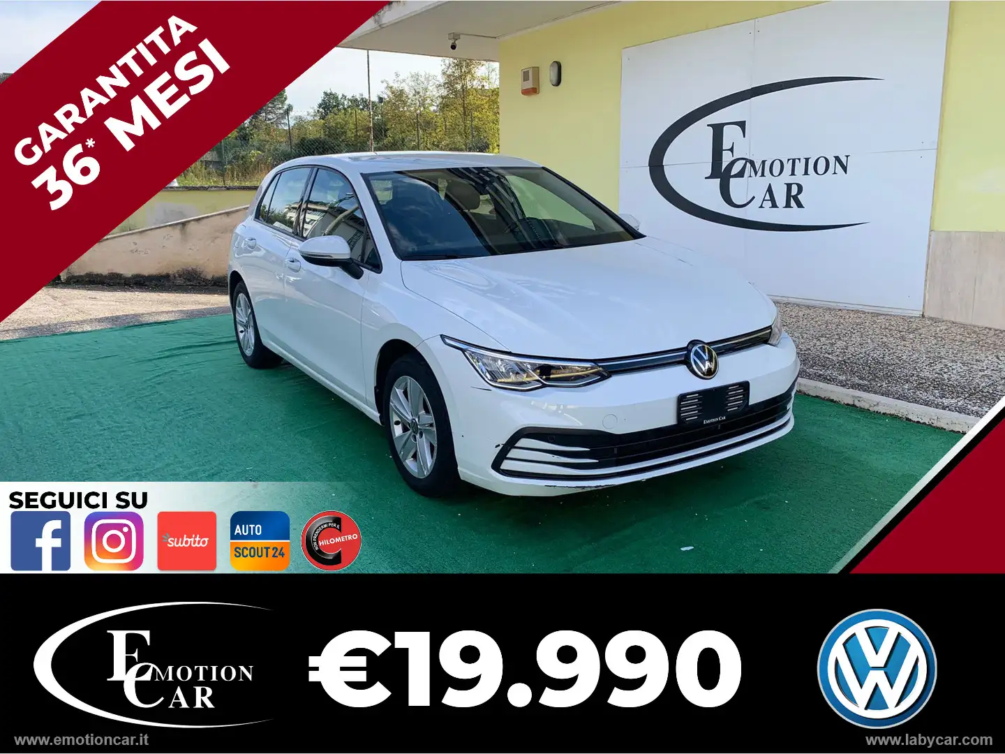 Volkswagen Golf 2.0 TDI SCR Style - 2020 Blanc - 1