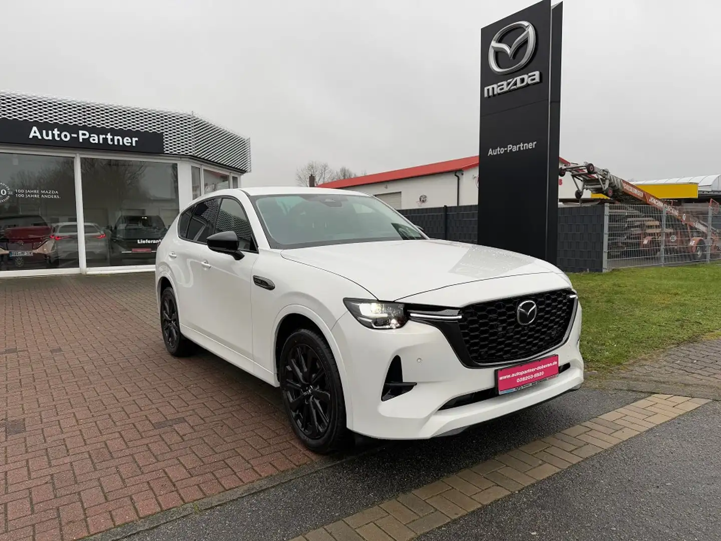 Mazda CX-60 e-SKYACTIV-D 254 HOMURA DA-P CON-P PRE-COM-P Weiß - 1