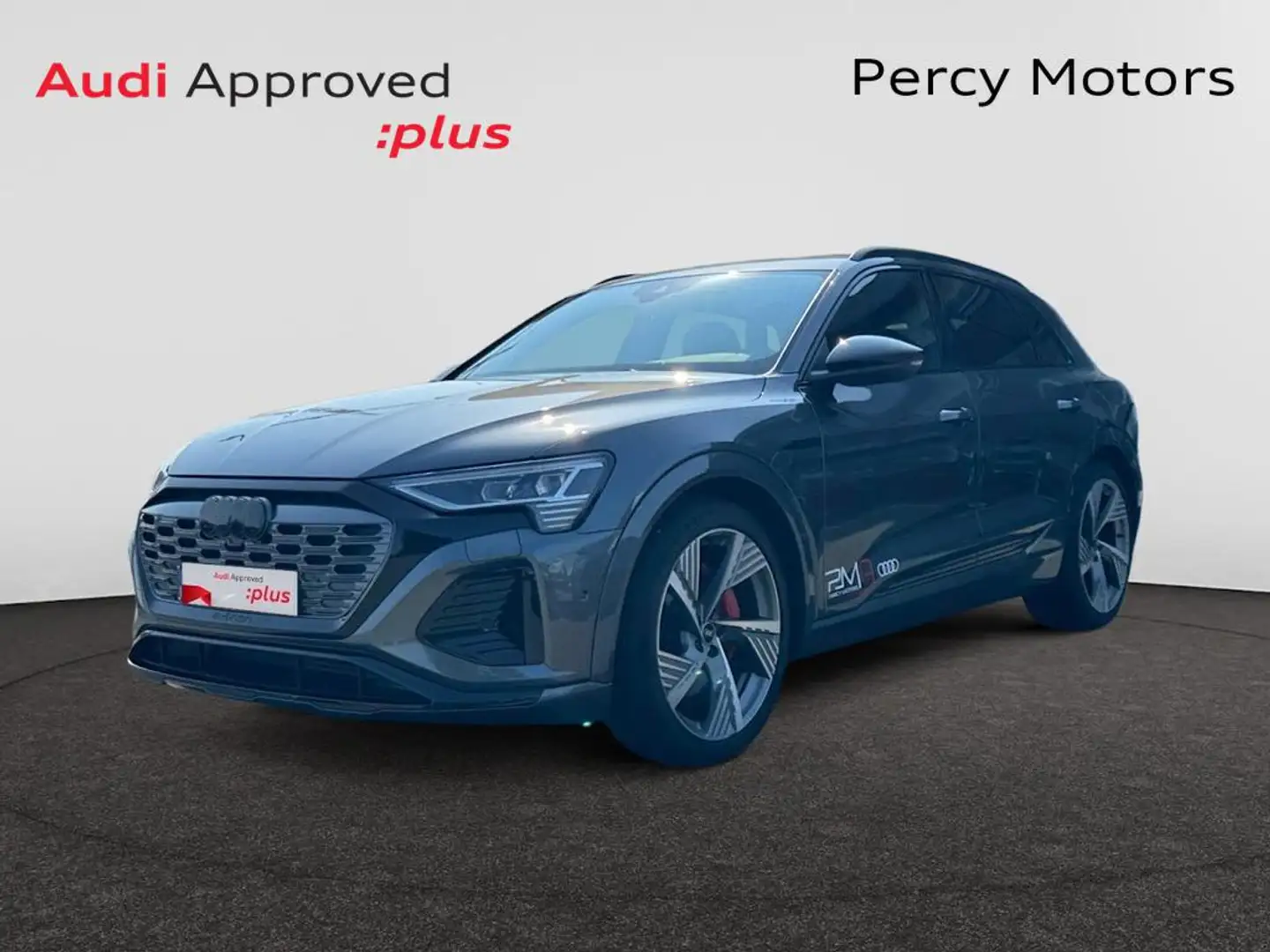 Audi Q8 e-tron Audi Q8 S line 55 e-tron quattro 300 kW Gris - 1