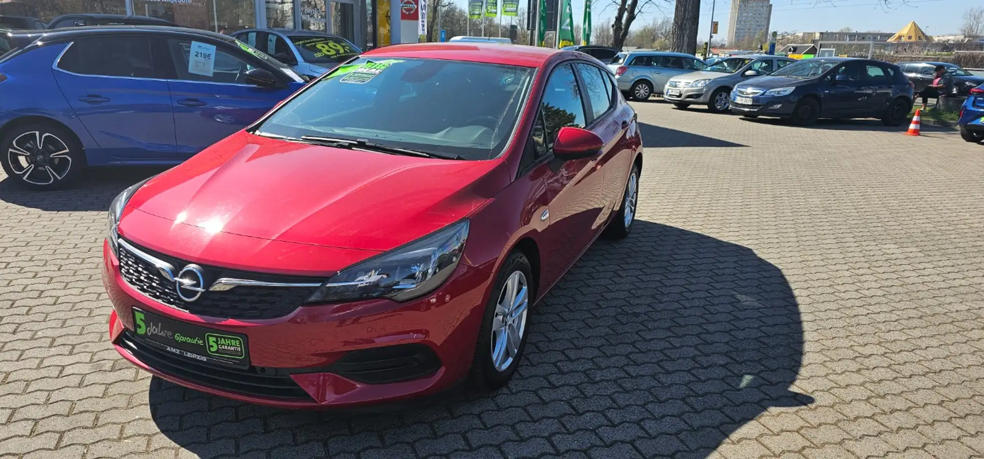 Opel Astra K 1.2 Turbo Edition *HU/AU neu* Rood - 1