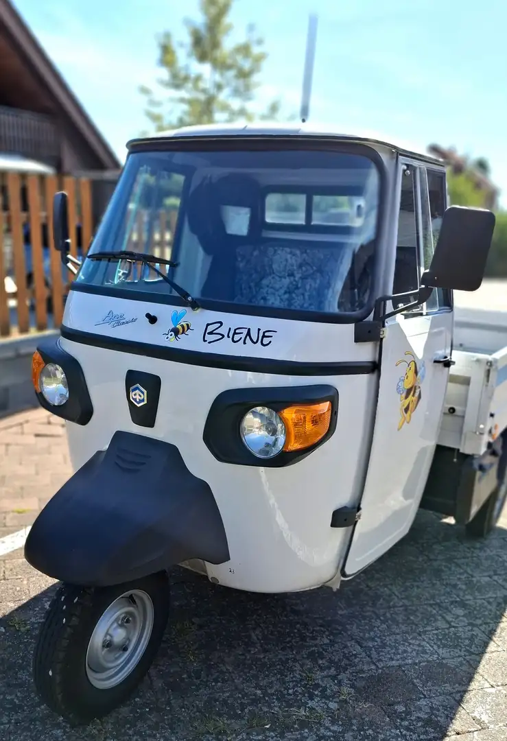 Piaggio Ape APE 400 Classic Diesel Blanc - 1