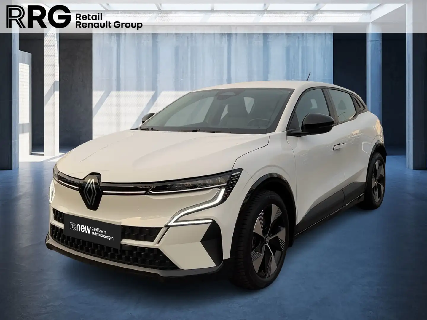 Renault Megane E-Tech EV40 130 Equilibre Apple CarPlay PDC Blanc - 1