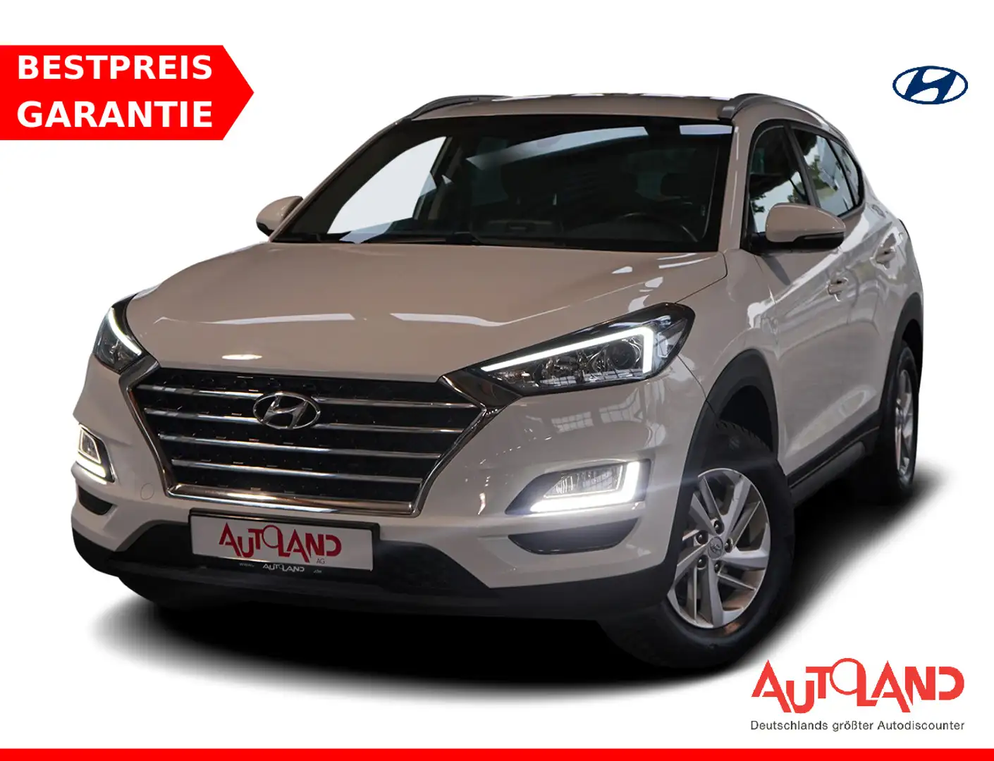 Hyundai TUCSON 1.6 Style Klimaaut. Navi Kamera DAB AHK Wit - 1