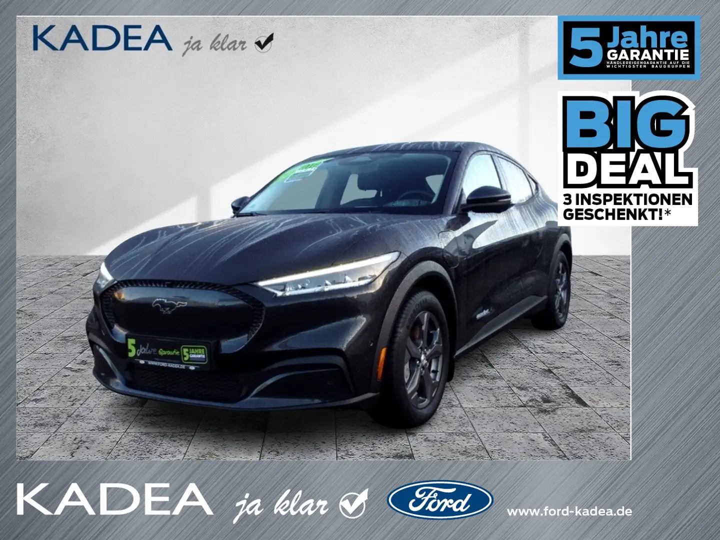 Ford Mustang Mach-E Extended Range 99kWh ACC+LED+KAM Серый - 1